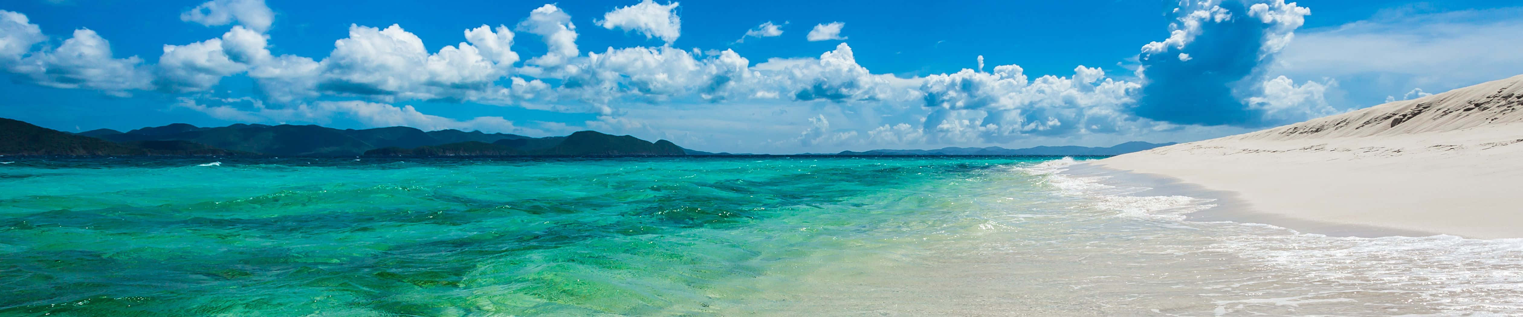 Fondo hipnotizante de Sandy Cay para monitor Pixel 3 Fondos de pantalla