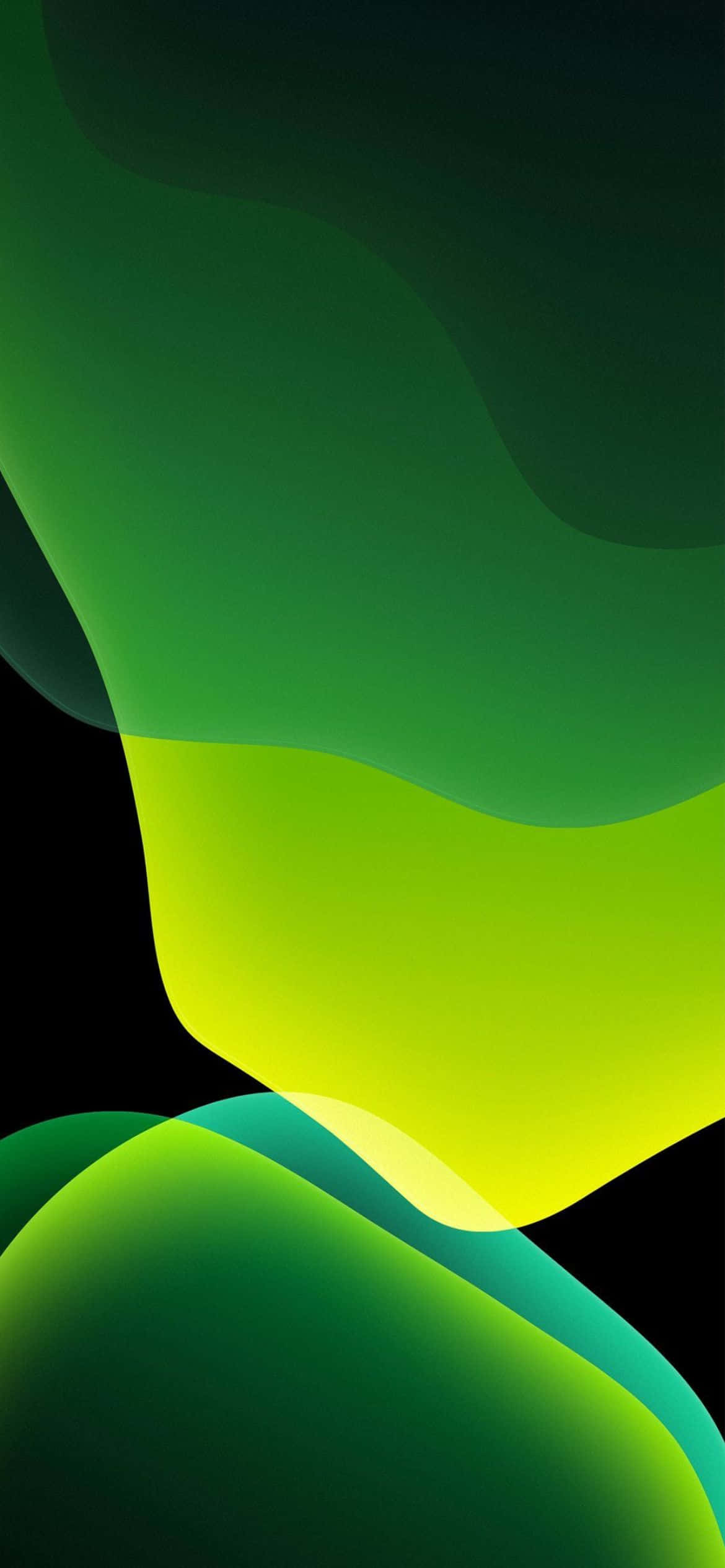 Fondo iOS 13 de Tonos Verdes Fondos de pantalla