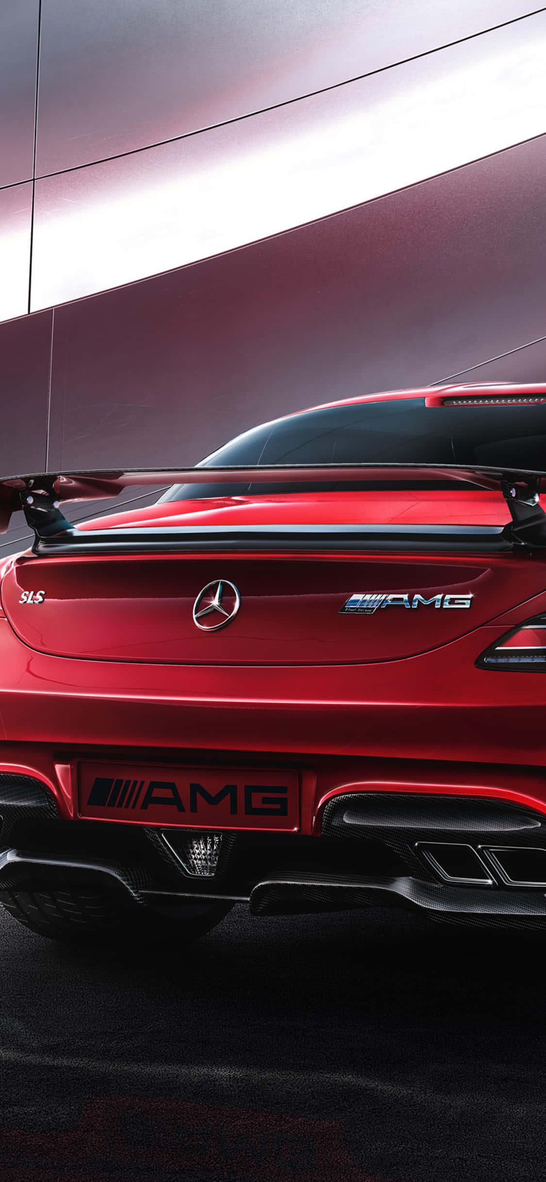 Fondo iPhone X AMG GT-R baúl rojo de AMG GT Fondos de pantalla
