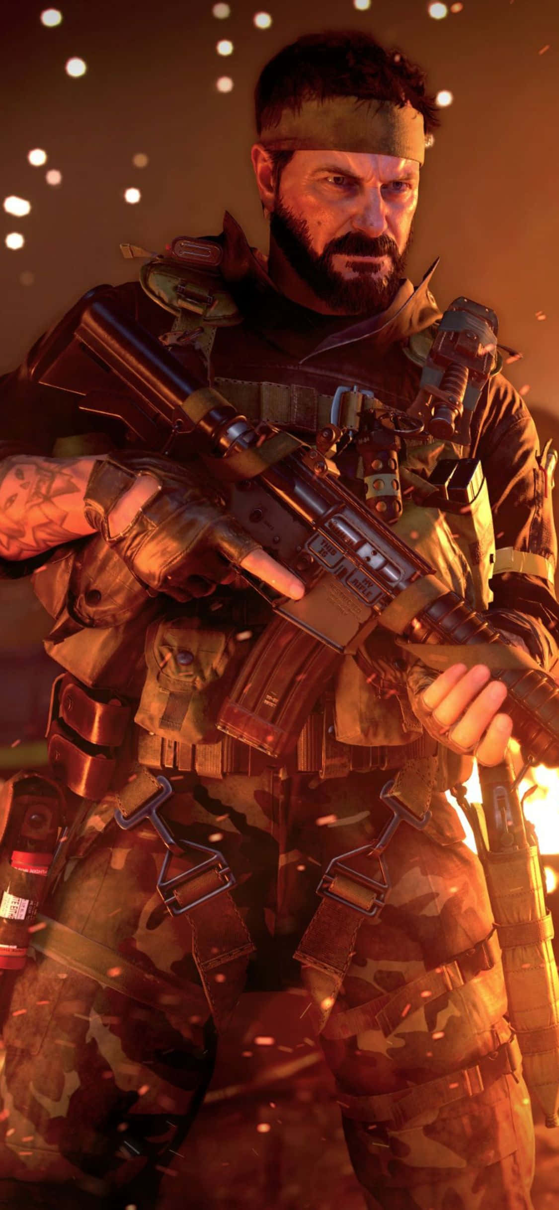 Fondo iPhone X Call Of Duty Black Ops Cold War Frank Woods Fondos de pantalla