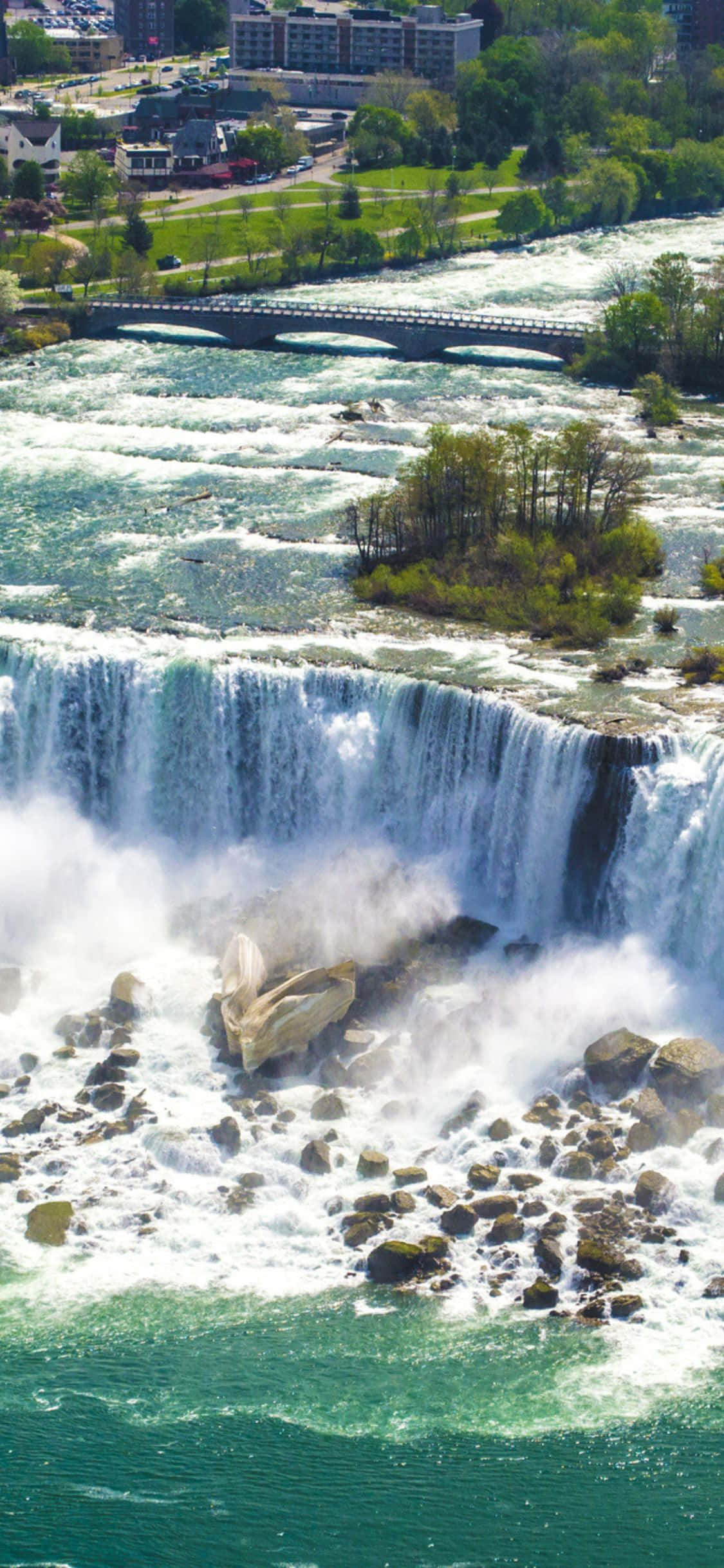 Fondo iPhone X Cataratas del Niágara Canadá Fondos de pantalla