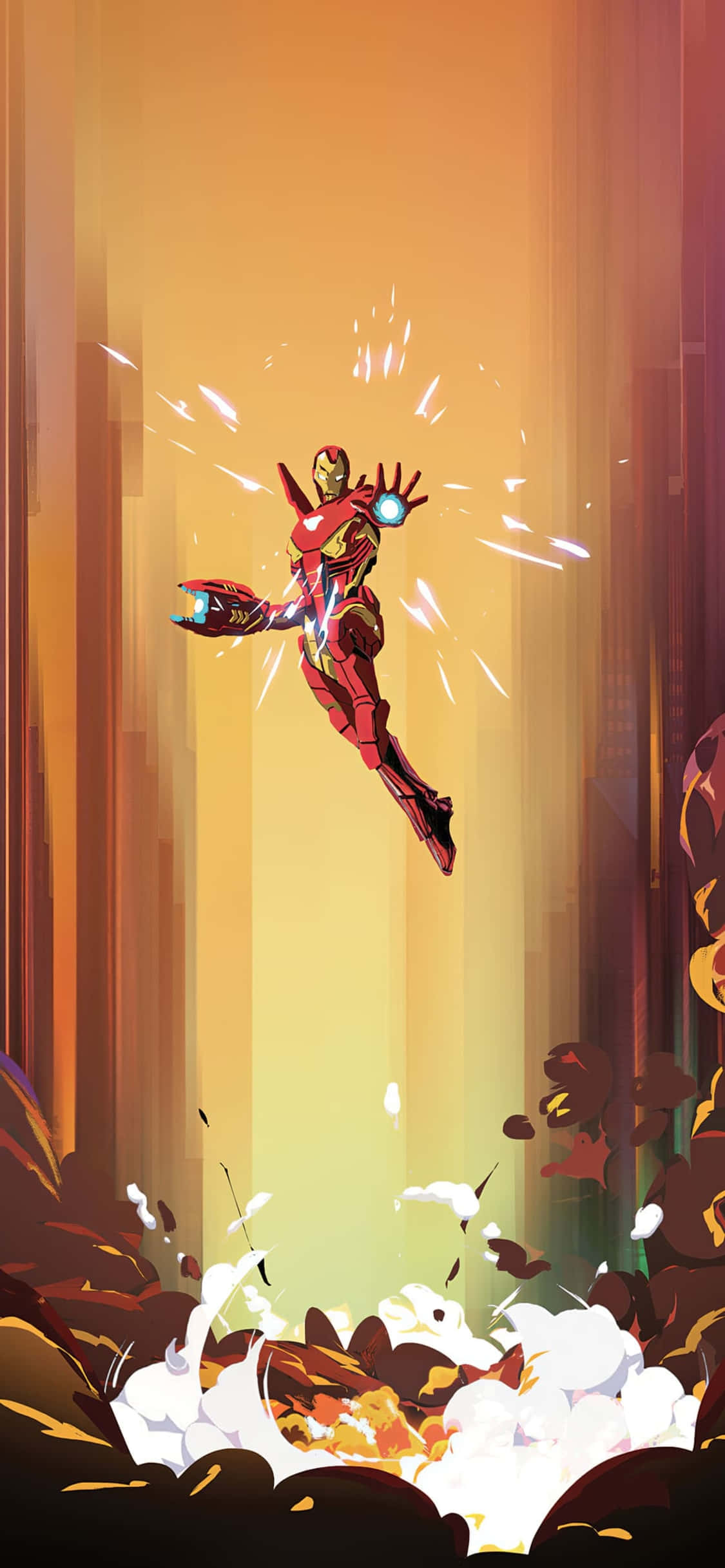 Fondo iPhone X de Iron Man de Cómic Fondos de pantalla