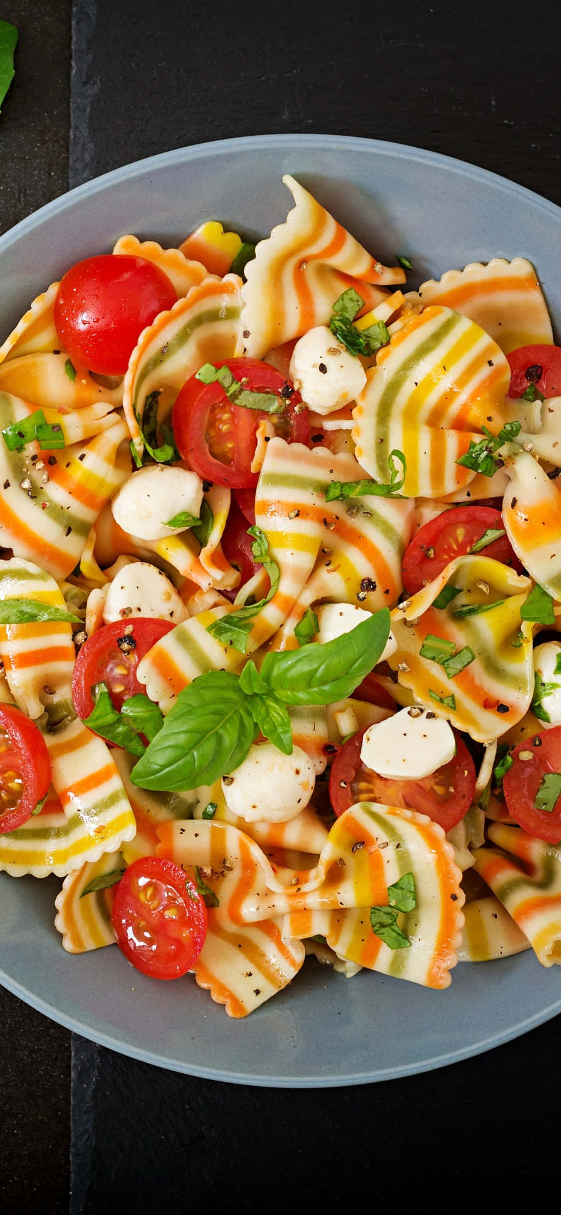 Fondo iPhone X Ensalada de Pasta Keto Fondos de pantalla