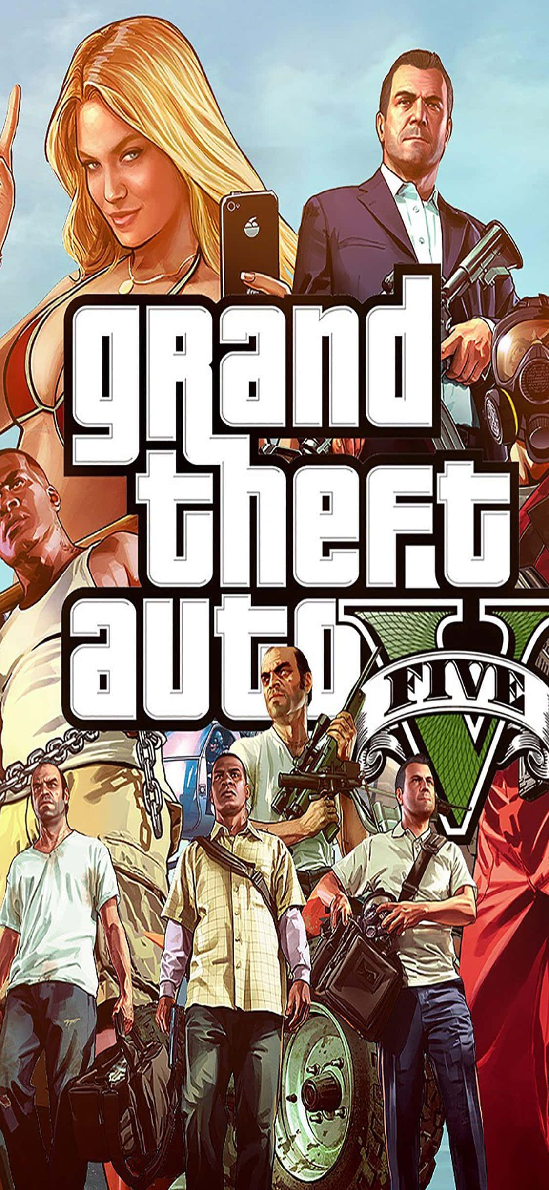 Fondo iPhone X Grand Theft Auto V Personaje del Juego Fondos de pantalla