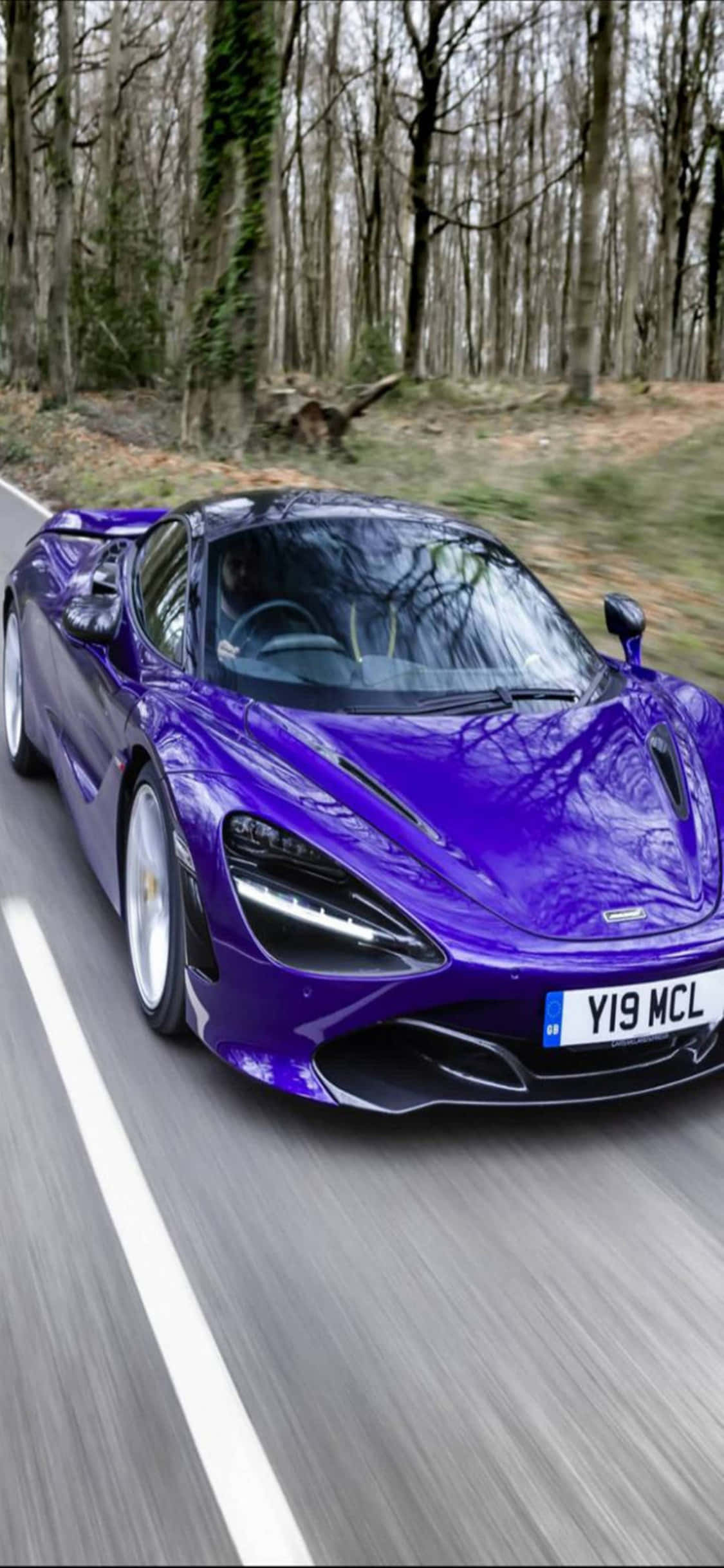 Fondo iPhone X McLaren 720s Lantana Púrpura Fondos de pantalla