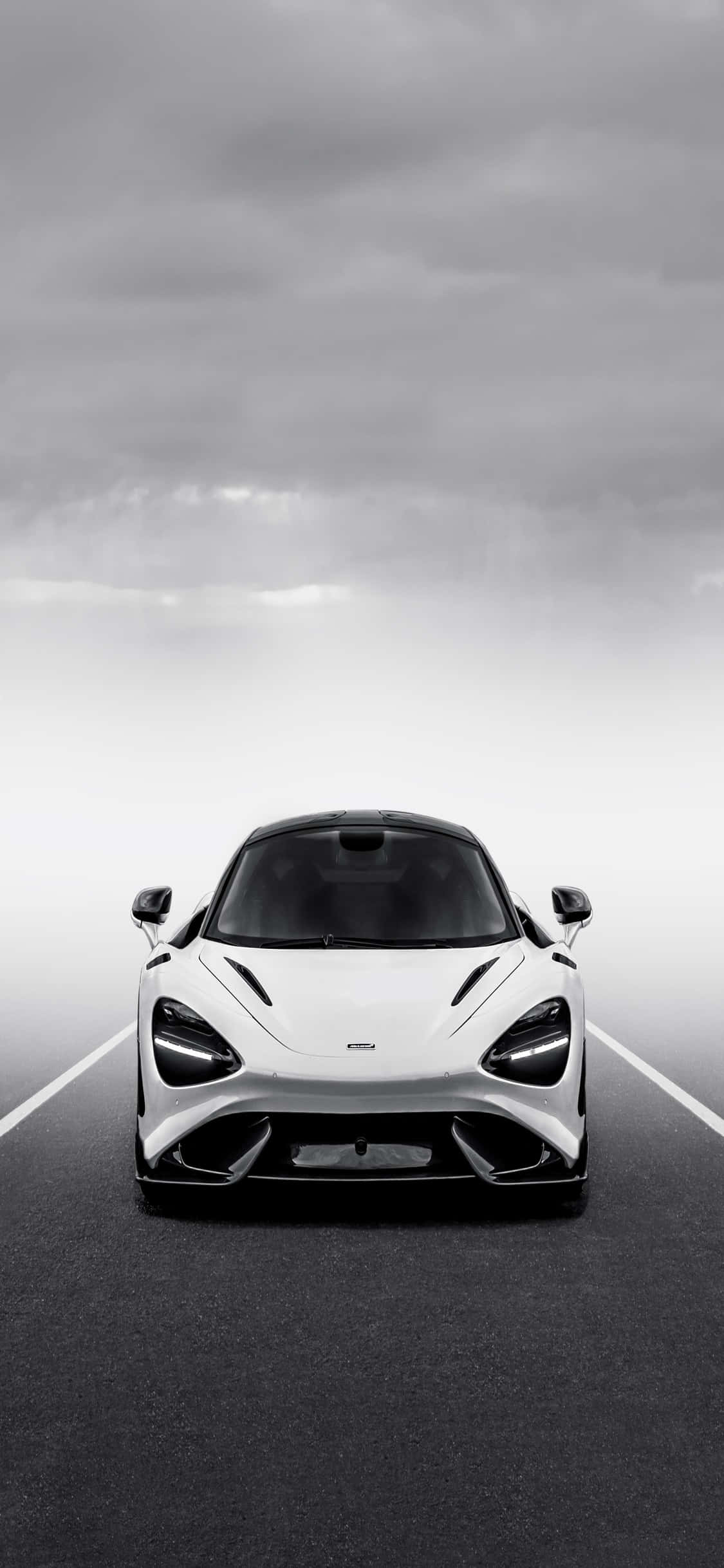 Fondo iPhone X Mclaren 720s Blanco Fondos de pantalla