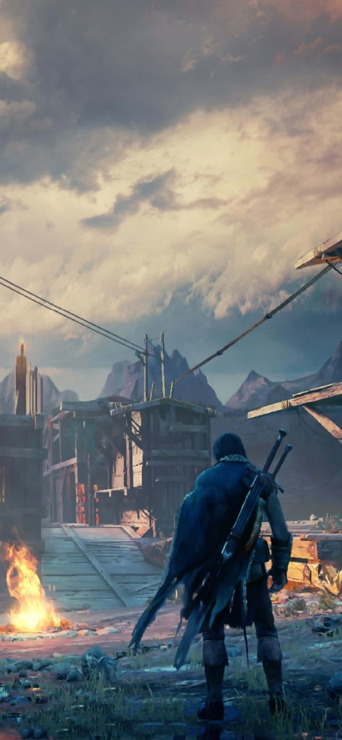 Fondo iPhone X Shadow Of Mordor Talion Fondos de pantalla
