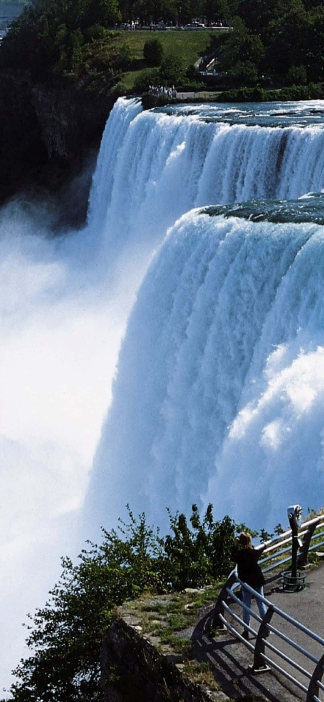 Fondo iPhone X Vista Lateral Cataratas del Niágara Fondos de pantalla