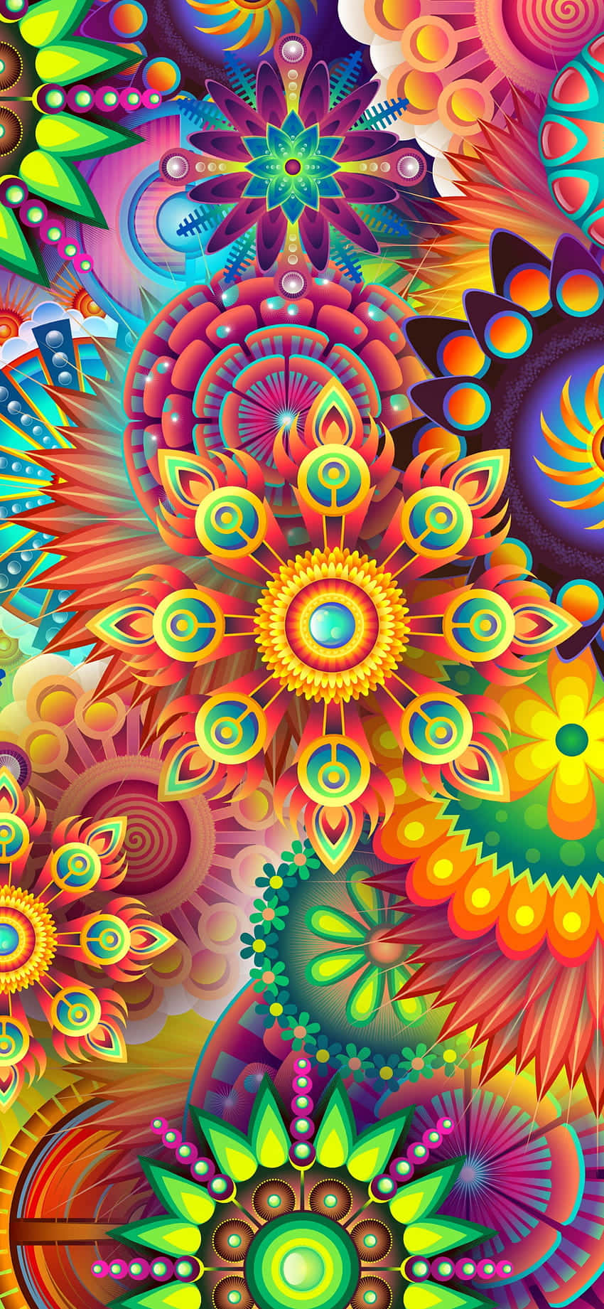 Fondo iPhone Xs Max Apple Flores Coloridas Fondos de pantalla