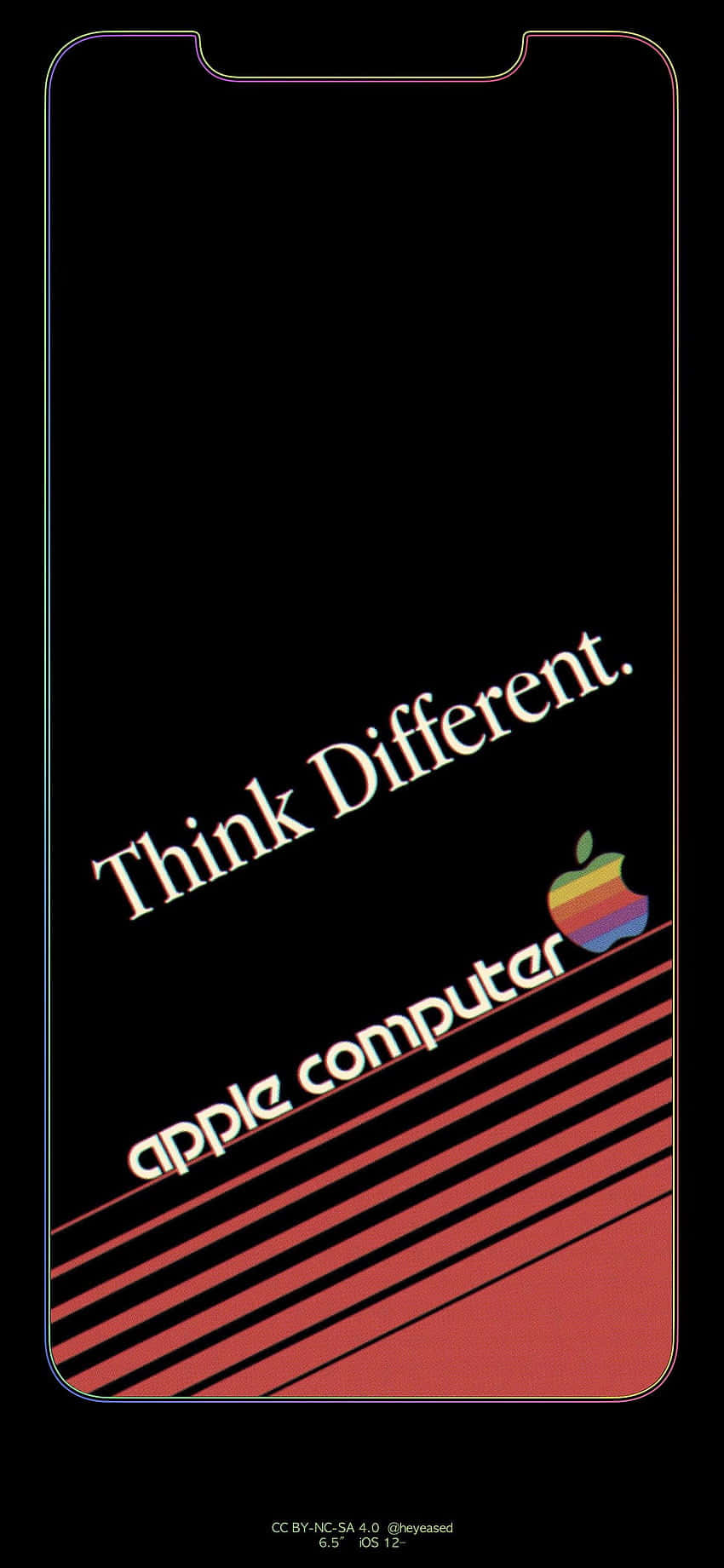 Fondo iPhone Xs Max Apple Think Different Fondos de pantalla