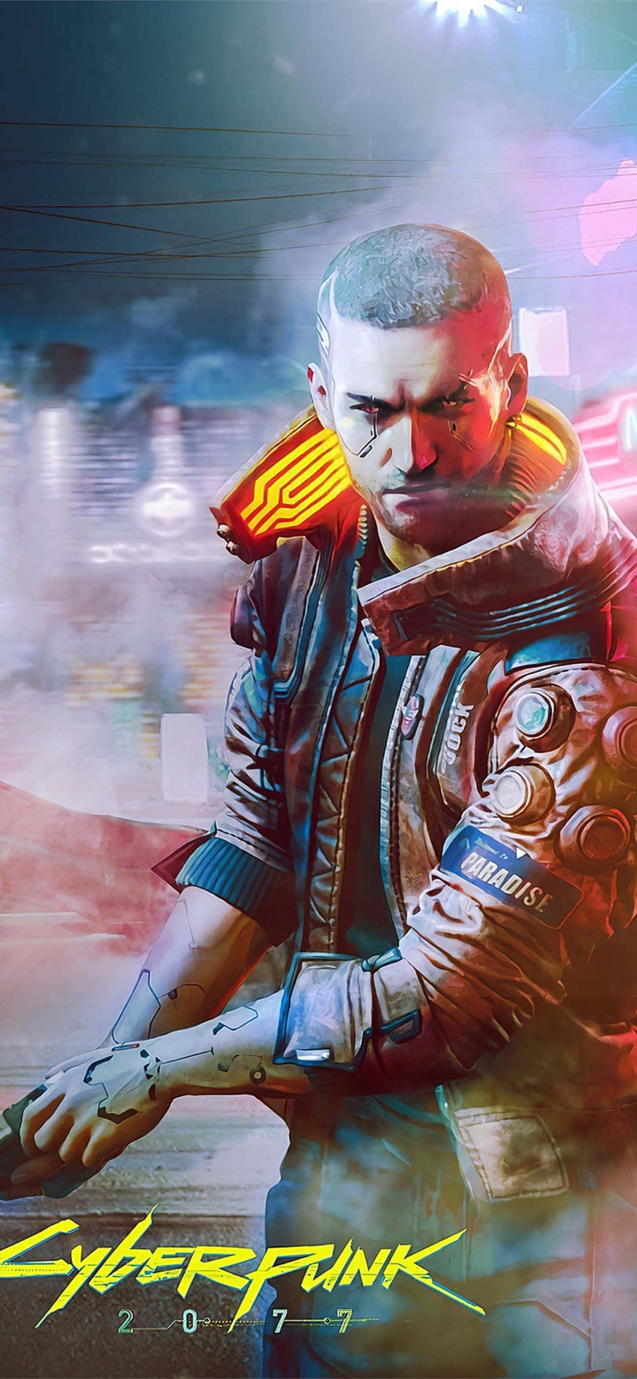 Fondo del Personaje Vincent de Cyberpunk 2077 para iPhone XS Max Fondos de pantalla