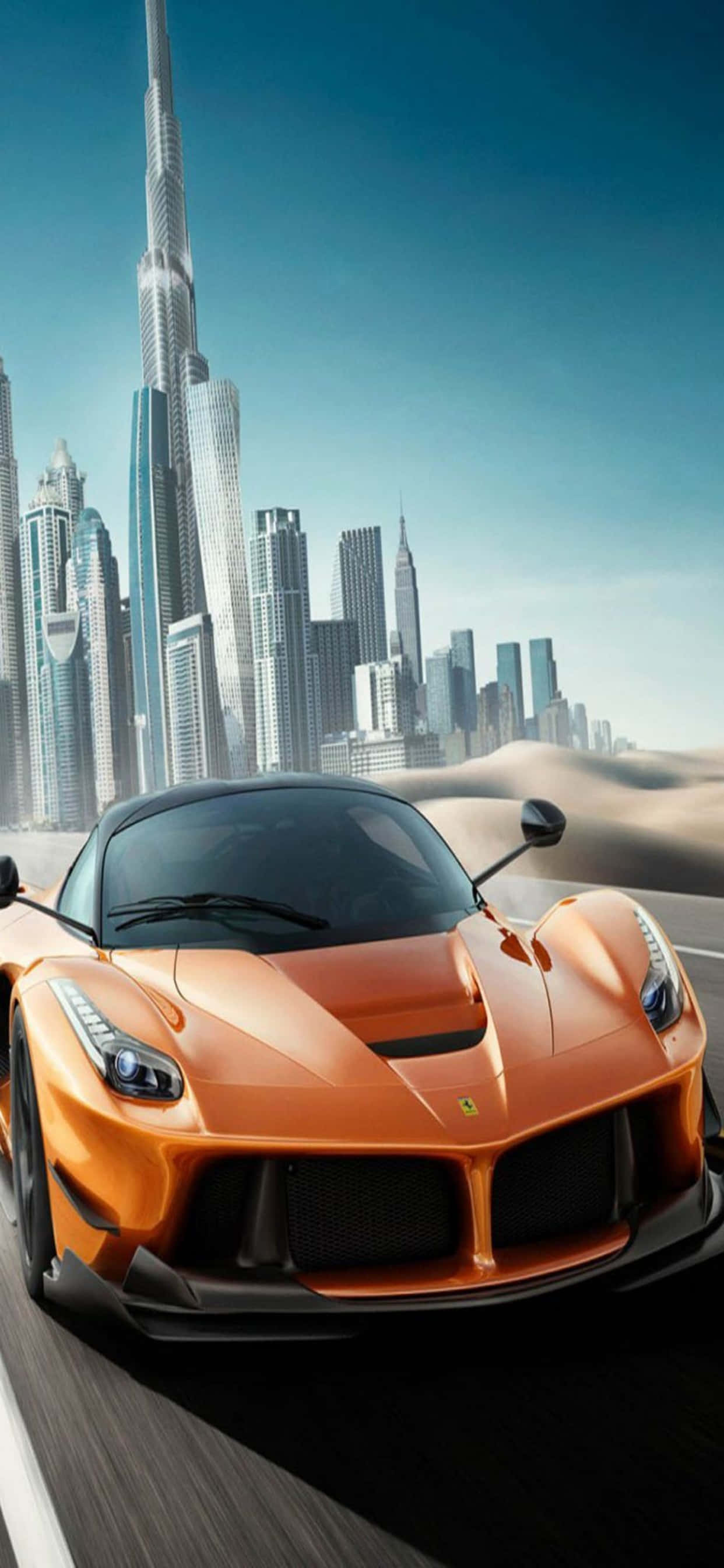 Fondo iPhone Xs Max Ferrari Naranja LaFerrari Fondos de pantalla