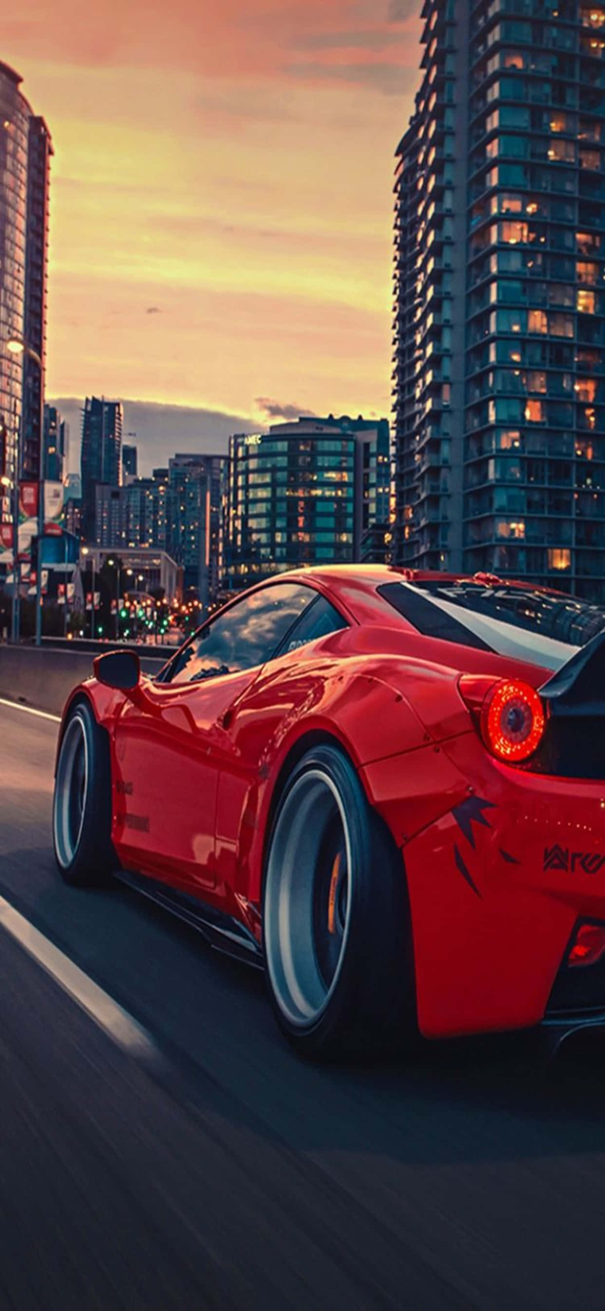 Fondo iPhone Xs Max Ferrari Rojo Brillante Ferrari 458 Fondos de pantalla