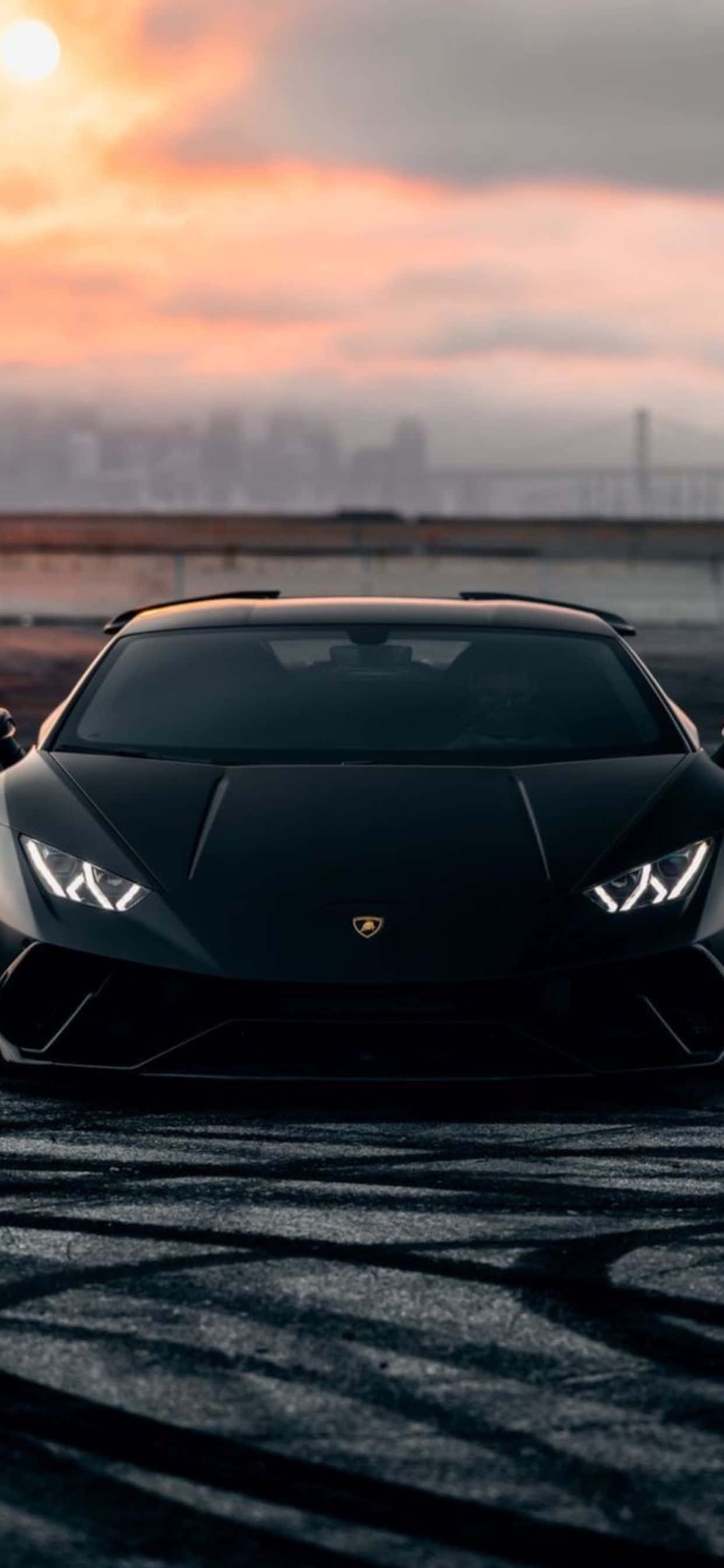 Fondo iPhone XS Max Lamborghini Huracán Negro Fondos de pantalla