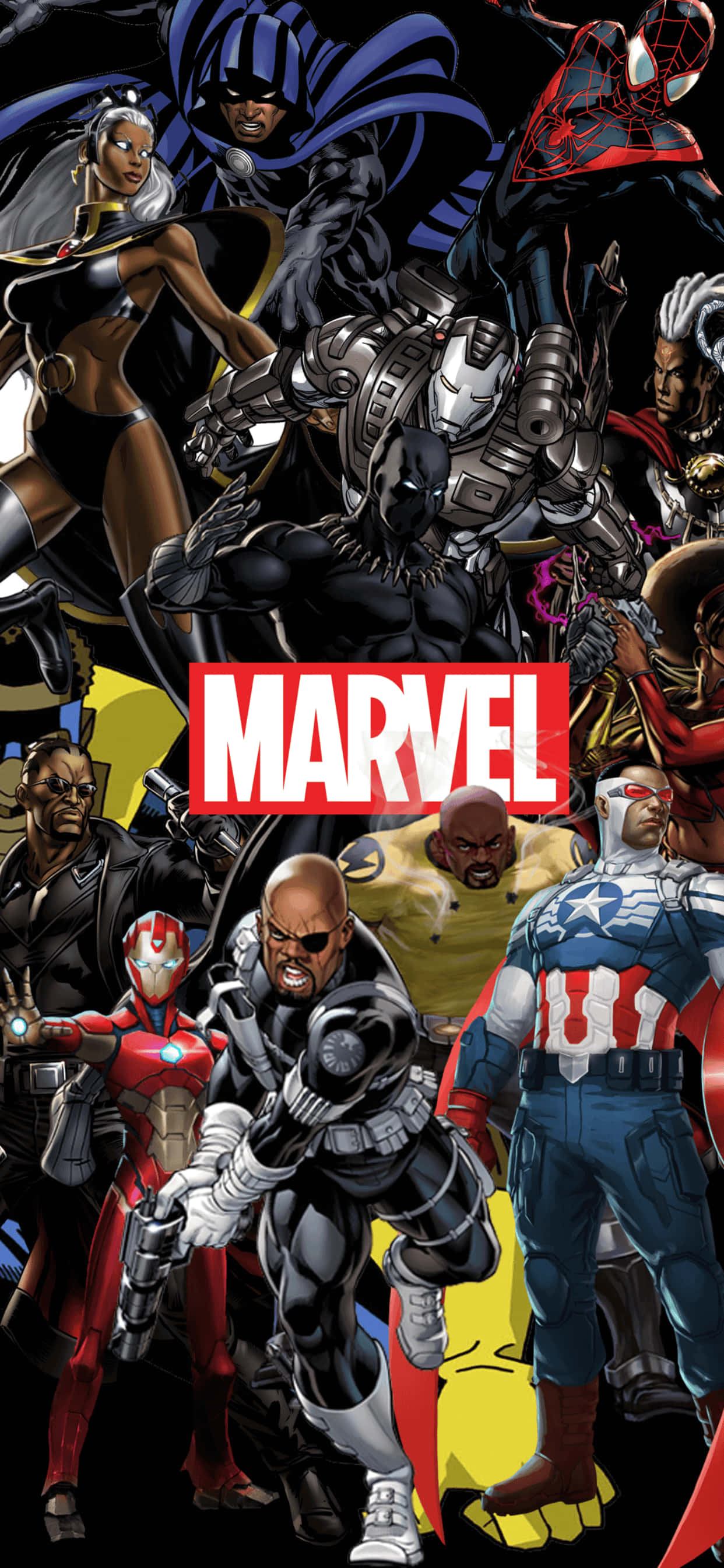 Fondo iPhone XS Max Nuevos Héroes Marvel Fondos de pantalla