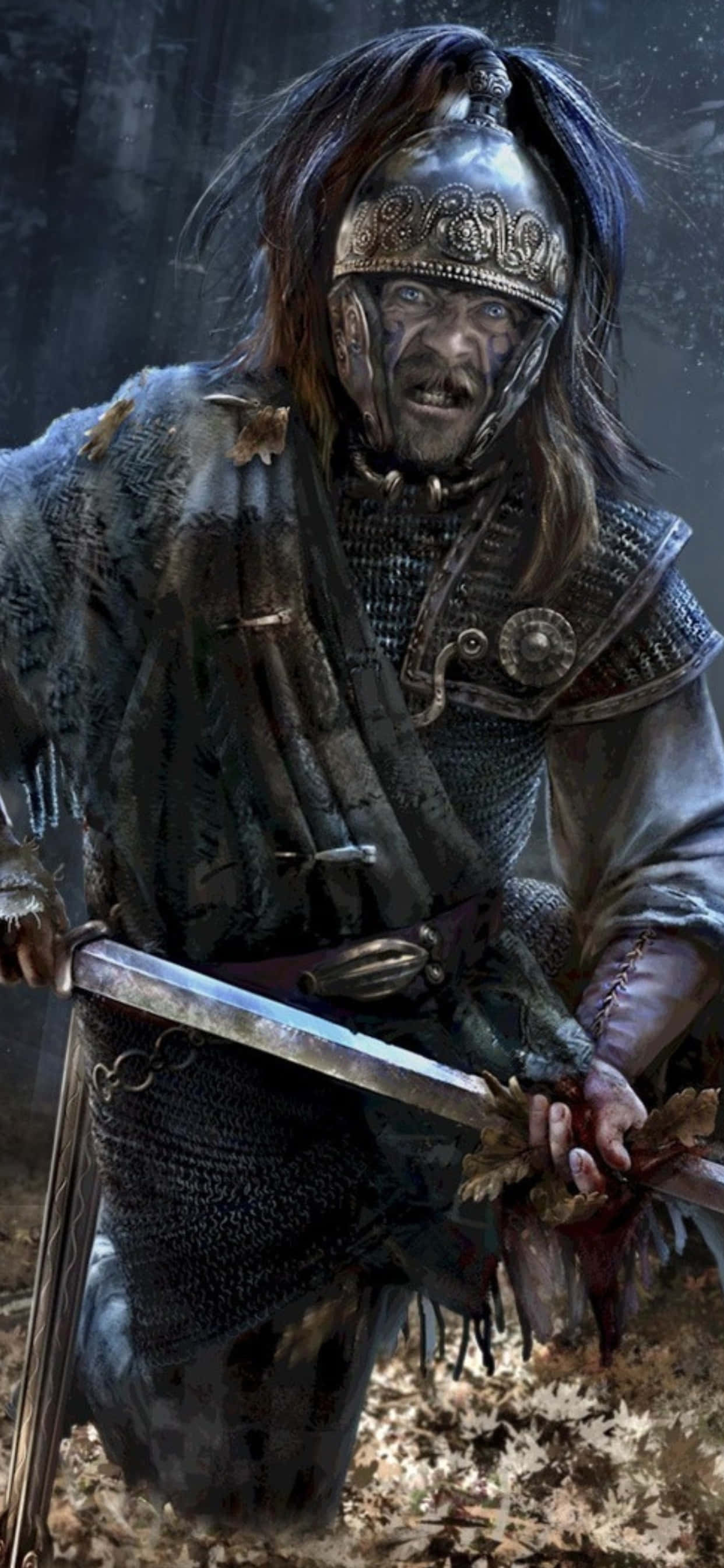 Fondo iPhone XS Max Total War Attila Guerrero Celta Fondos de pantalla