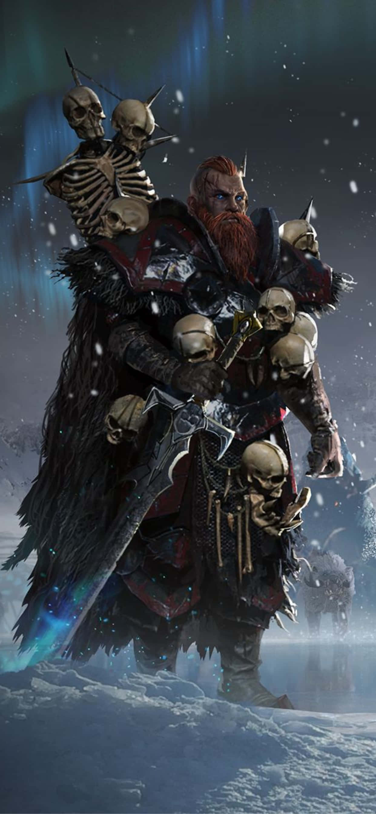 Fondo iPhone XS Max Total War Attila Wulfrik El Errante Fondos de pantalla