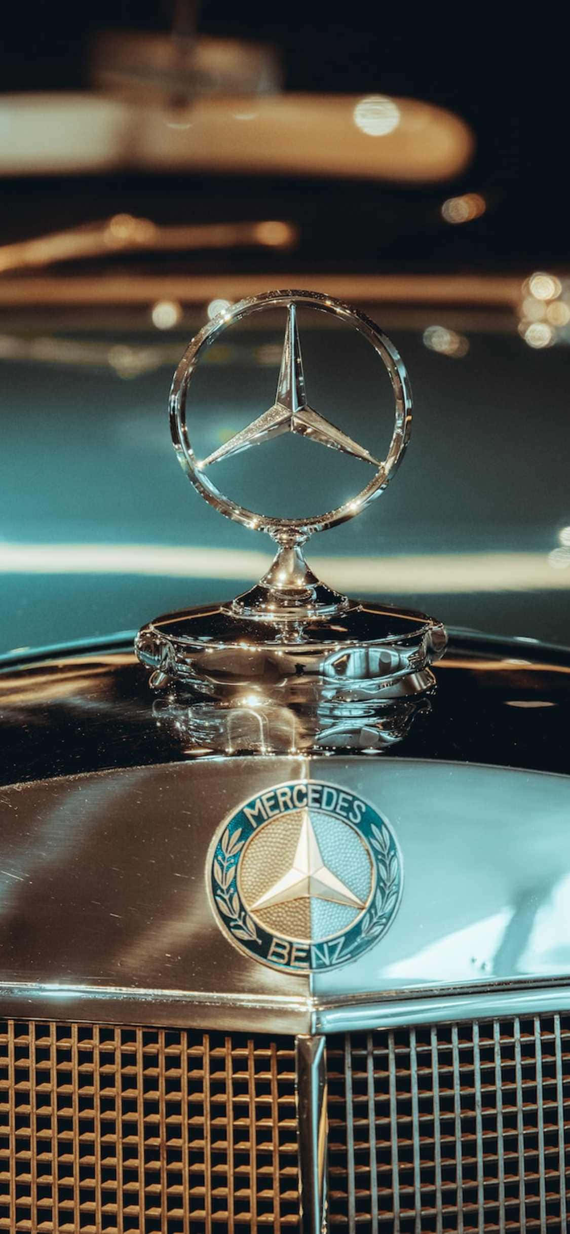 Fondo iPhone XS Mercedes Gris Mercedes-Benz 500K Fondos de pantalla