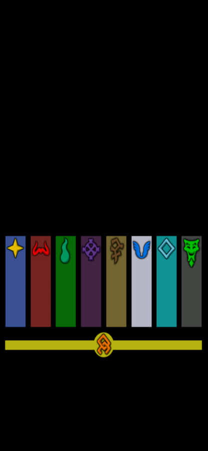 Fondo iPhone Xs Runescape con varios logos de clanes Fondos de pantalla