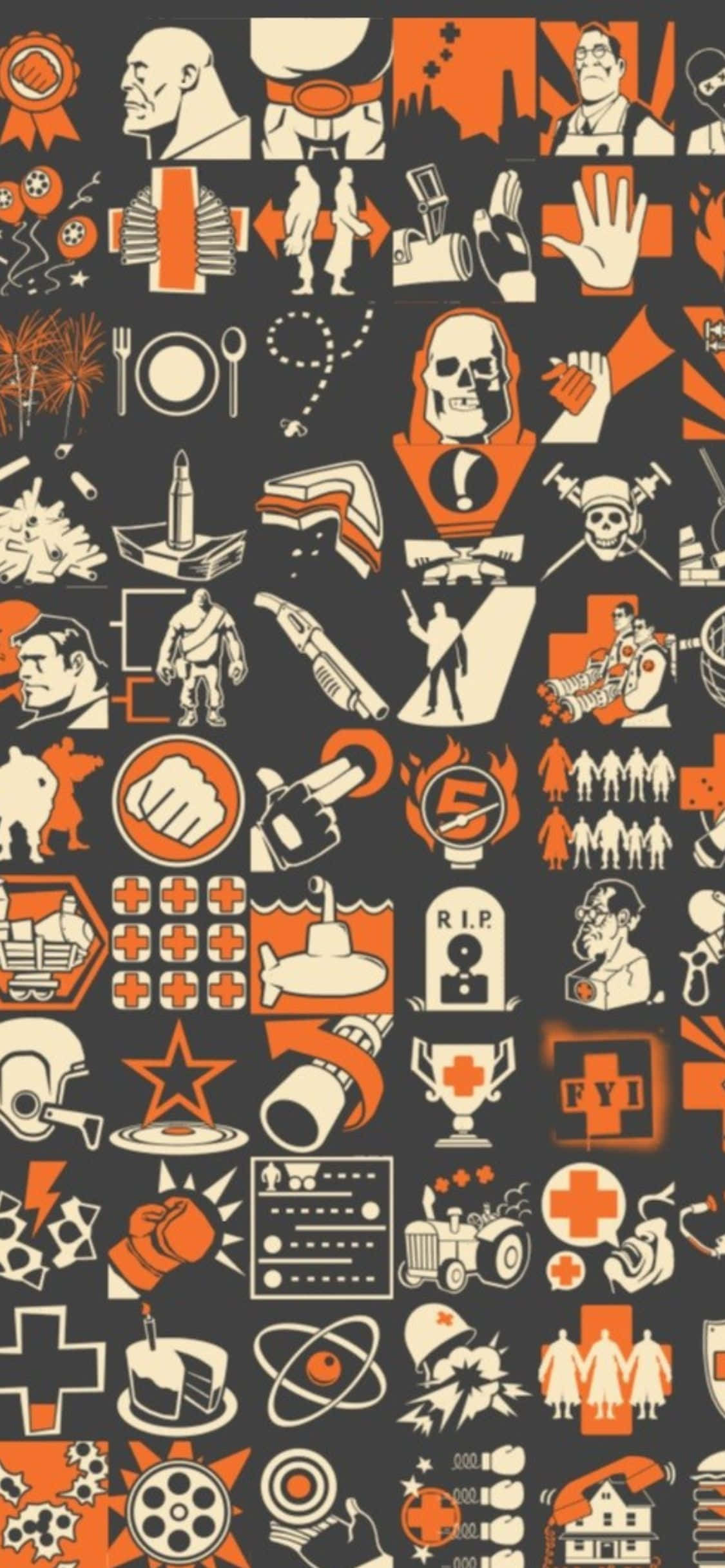 Fondo iPhone Xs Tf2 Logos y Calcomanías Fondos de pantalla
