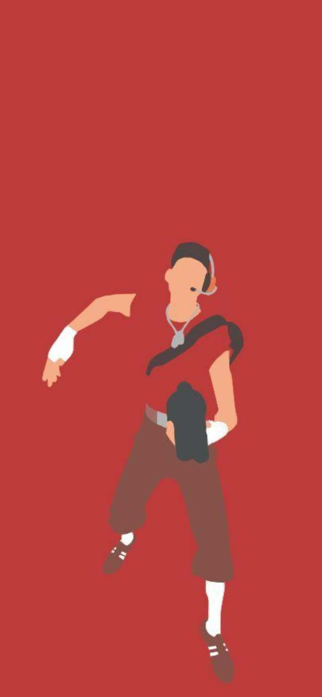 Fondo iPhone Xs TF2 Póster Rojo Scout Burlón Fondos de pantalla