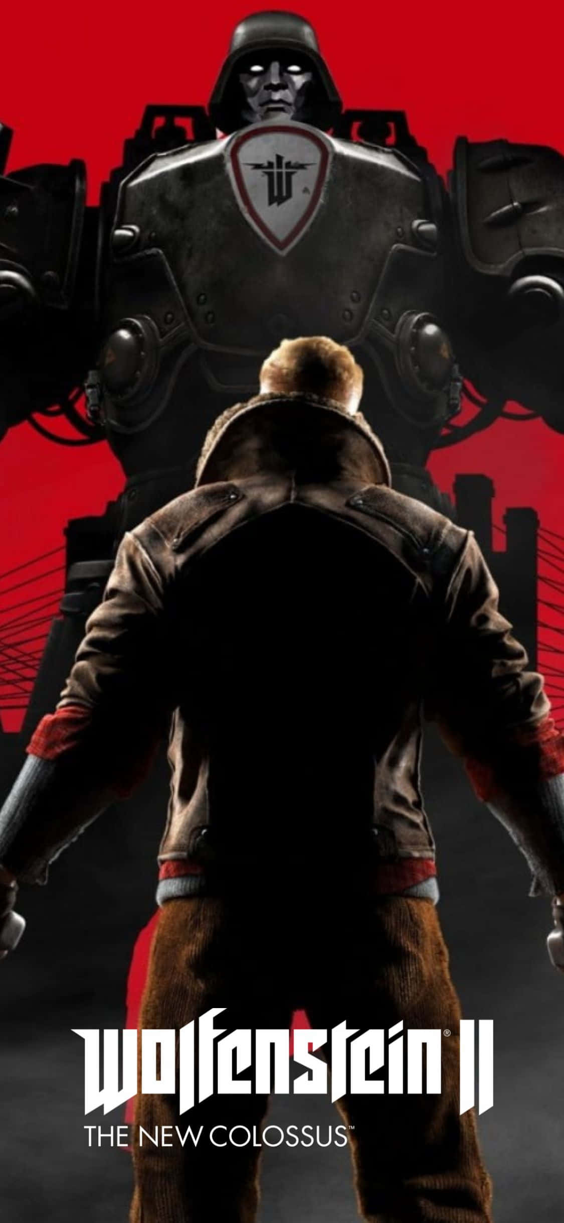 Fondo iPhone Xs Wolfenstein II Enfrentamiento Fondos de pantalla