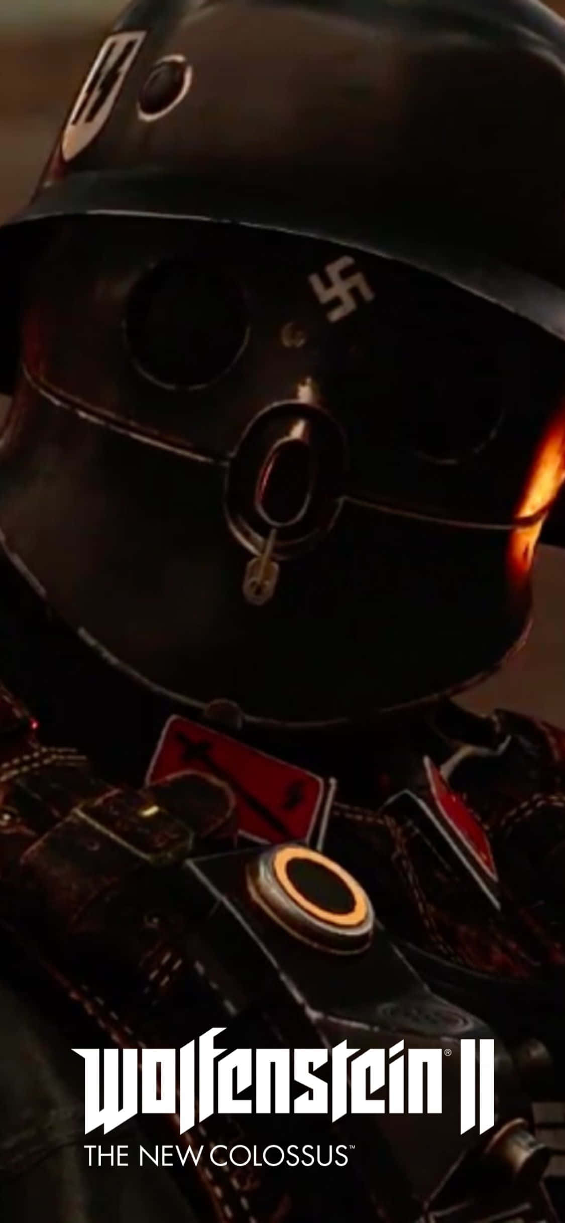 Fondo iPhone Xs Wolfenstein II Nazi Primer Plano Fondos de pantalla