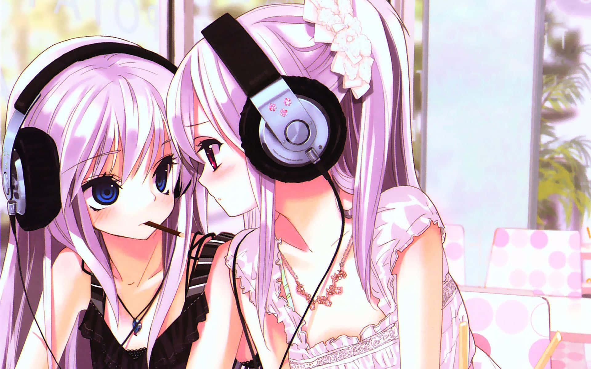 Fondo Kawaii Rosa Adorable de Fantasía Fondos de pantalla