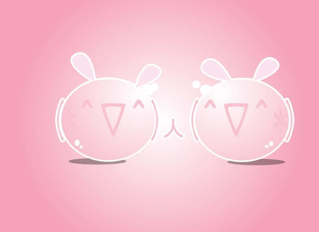 Fondo Kawaii Rosa Lindo y Adorable Fondos de pantalla