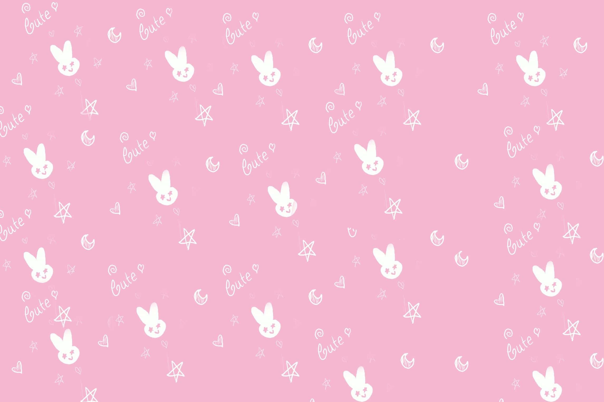 Fondo Kawaii Rosa Lindo y Encantador Fondos de pantalla