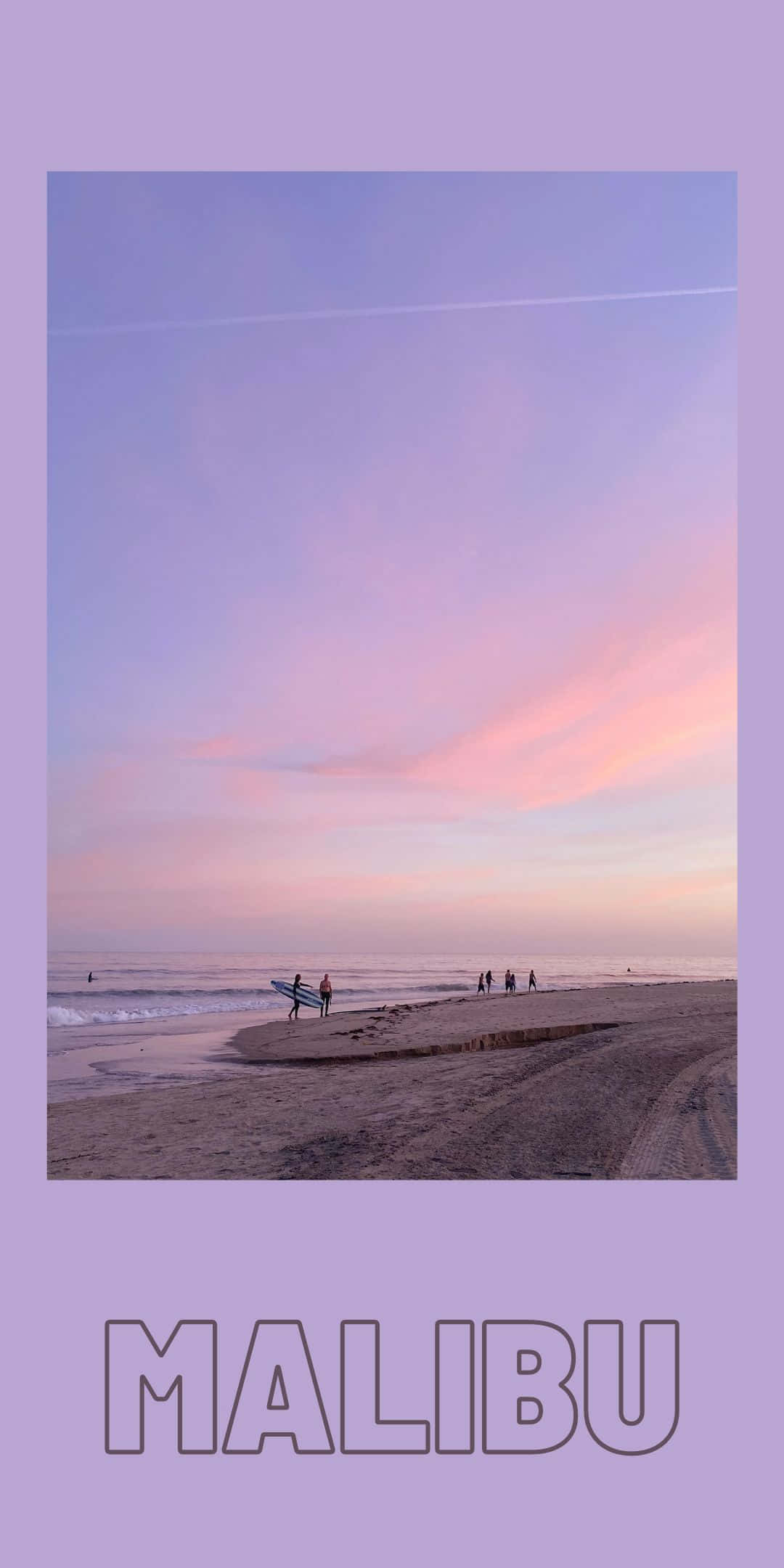 Fondo Lavanda de Playa para Pixel 3 Malibú Fondos de pantalla