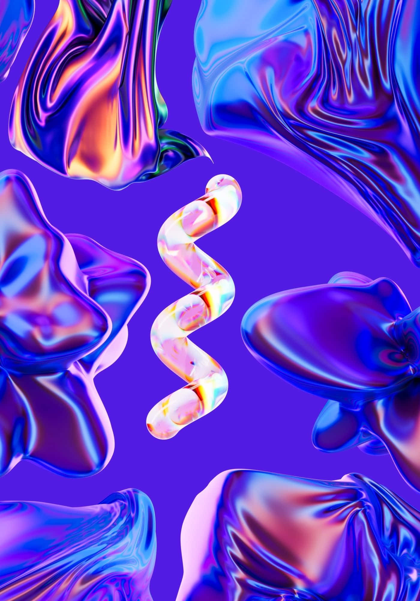 Fondo Líquido 3D Morado Fondos de pantalla