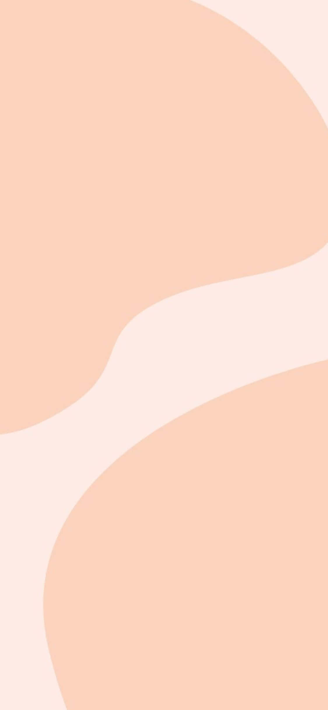 Fondo Minimalista Color Durazno para iPhone X Fondos de pantalla