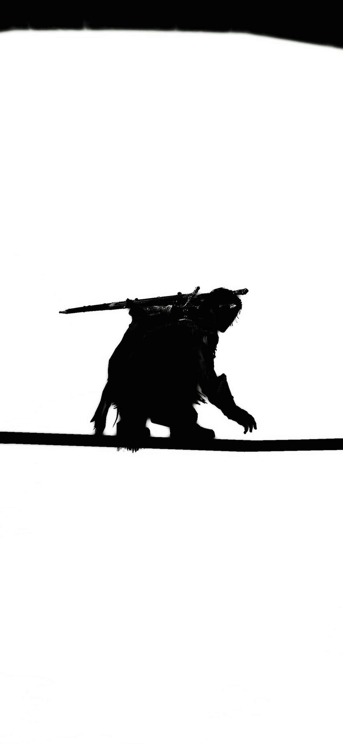 Fondo minimalista de Shadow of Mordor para iPhone X Fondos de pantalla