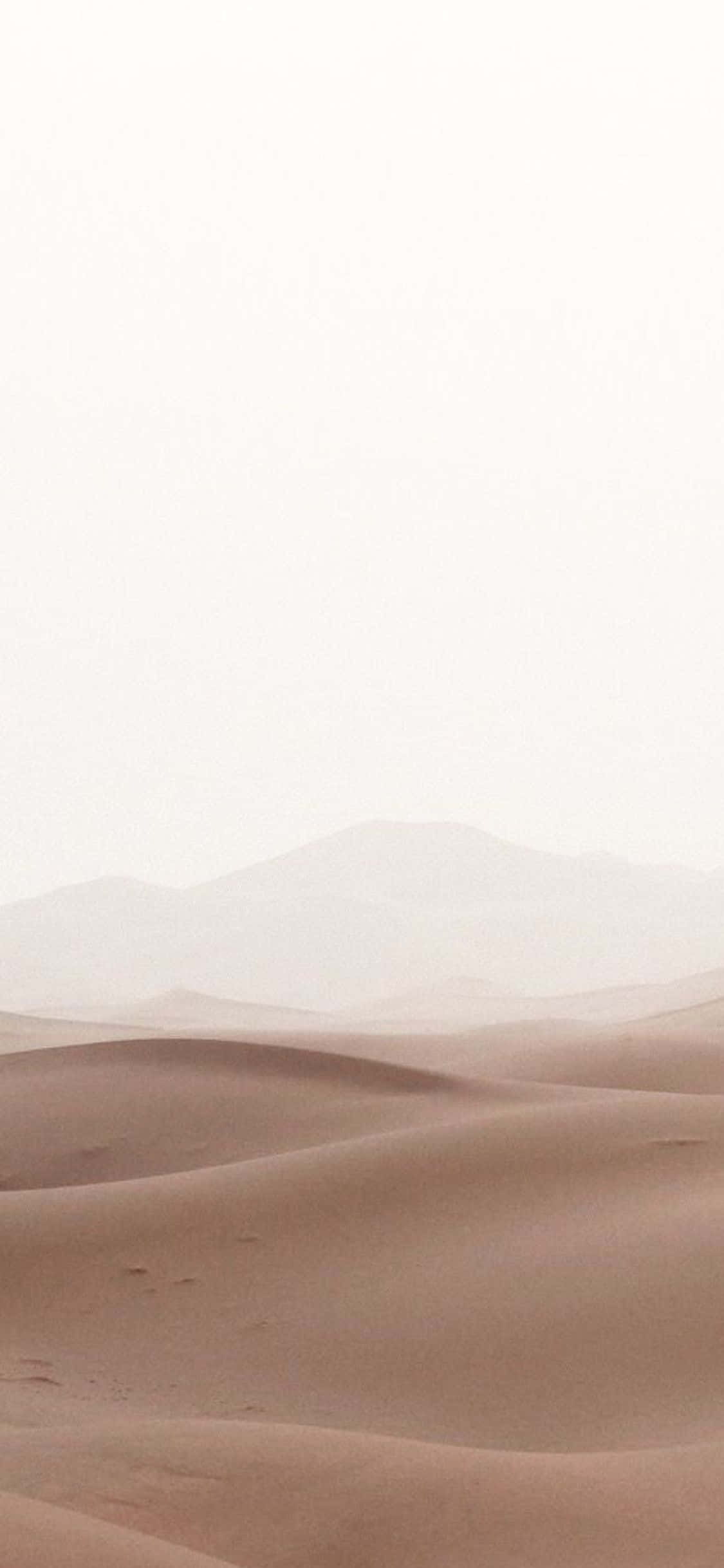 Fondo Minimalista Arenas del Desierto para iPhone X Fondos de pantalla