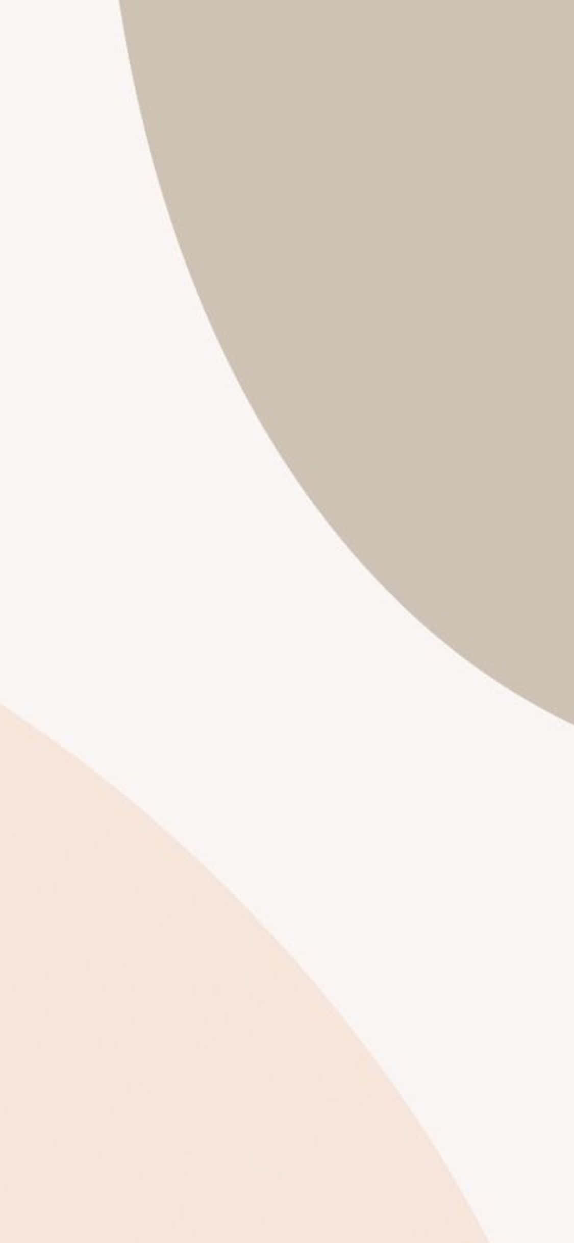 iPhone X Fondo Minimalista Estético Beige Fondos de pantalla