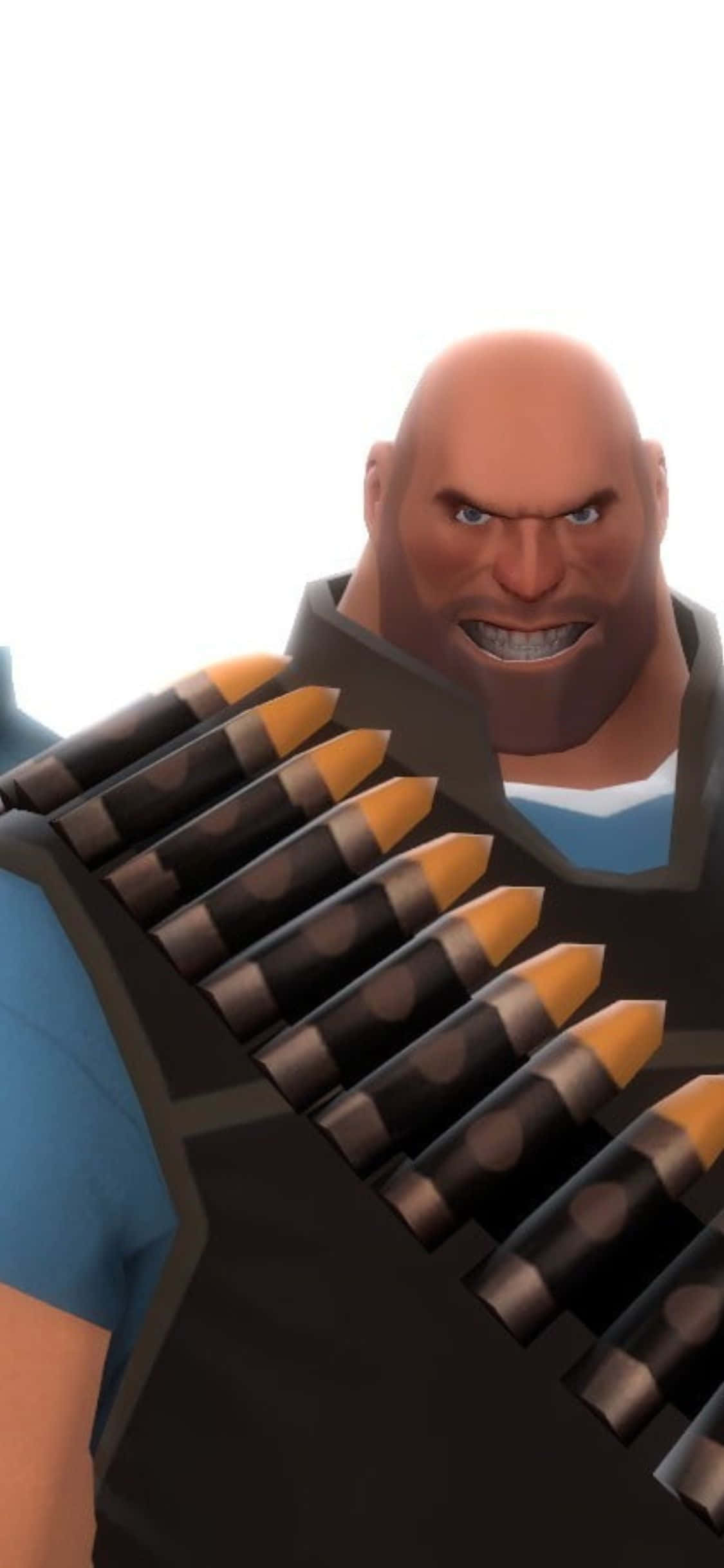 Fondo Minimalista de Heavy para iPhone XS Team Fortress 2 Fondos de pantalla