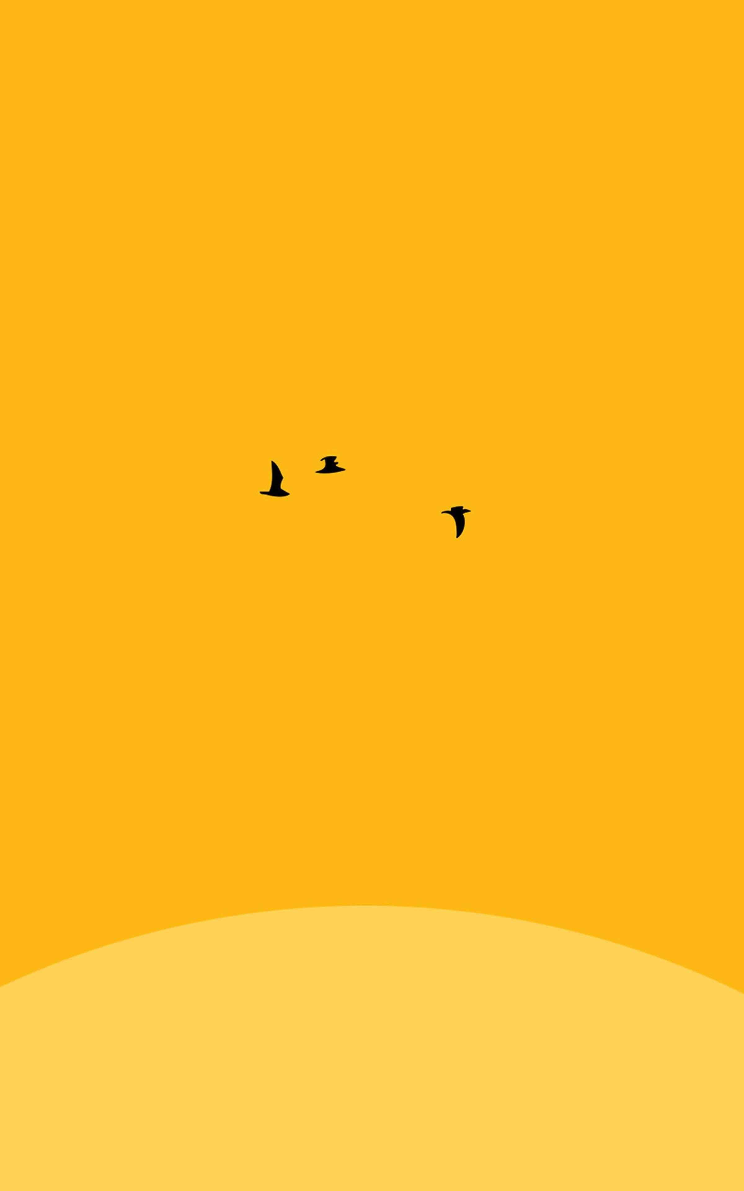 Fondo minimalista estético amarillo neón Fondos de pantalla