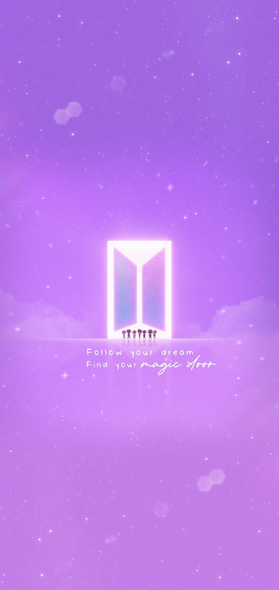 Fondo Morado Estético Teléfono BTS TinyTAN Fondos de pantalla