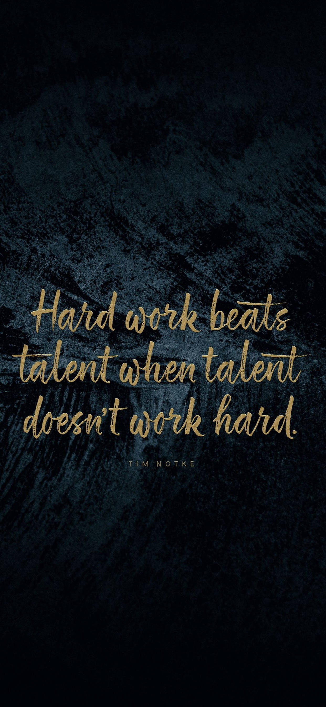 Fondo Motivacional iPhone Trabajo Duro y Talento Fondos de pantalla