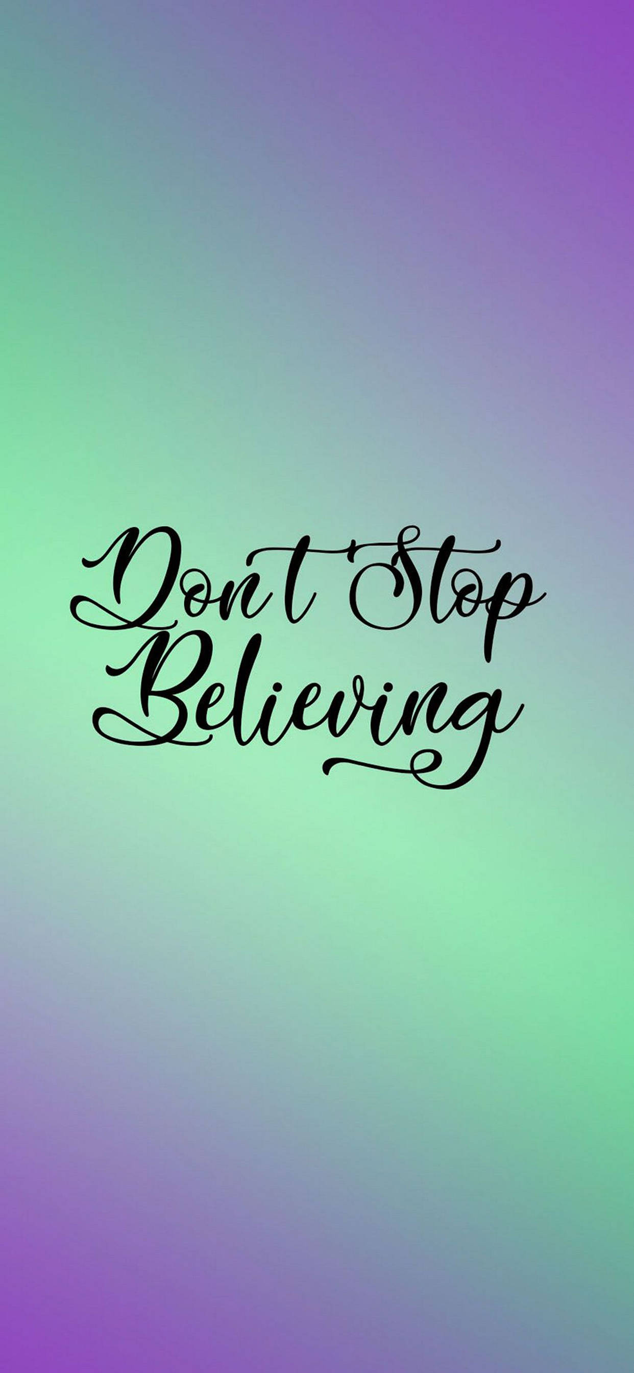 Fondo motivacional para iPhone No dejes de creer Fondos de pantalla