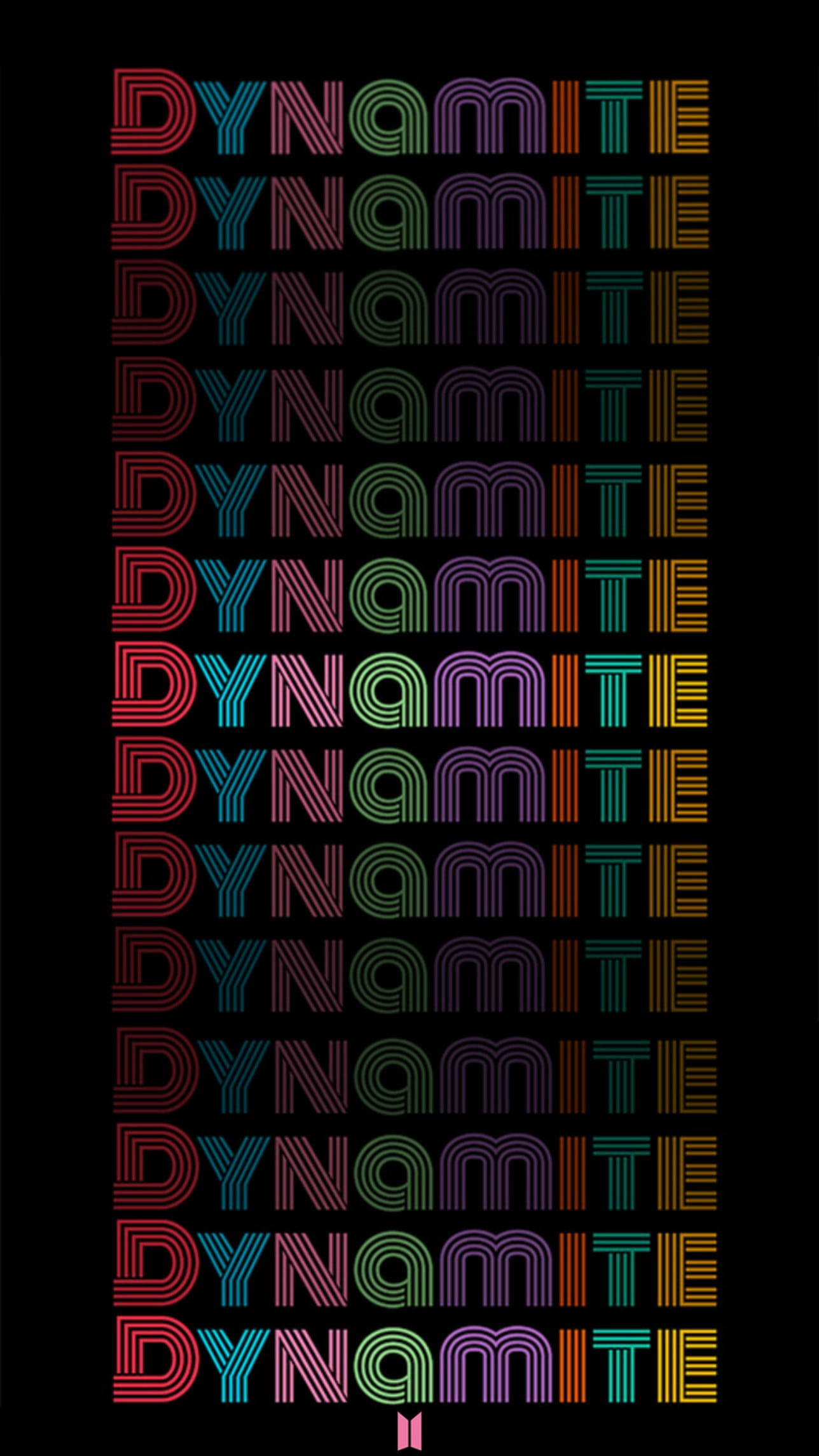 Fondo Negro Cool de BTS Dynamite para Teléfono Fondos de pantalla
