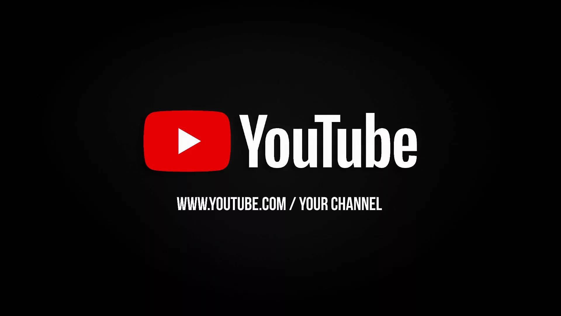 Fondo Negro de YouTube Tu Canal Fondos de pantalla