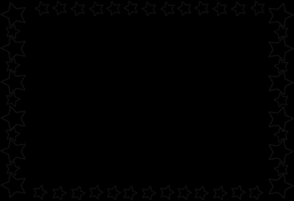 Fondo negro enmarcado con estrellas Fondos de pantalla