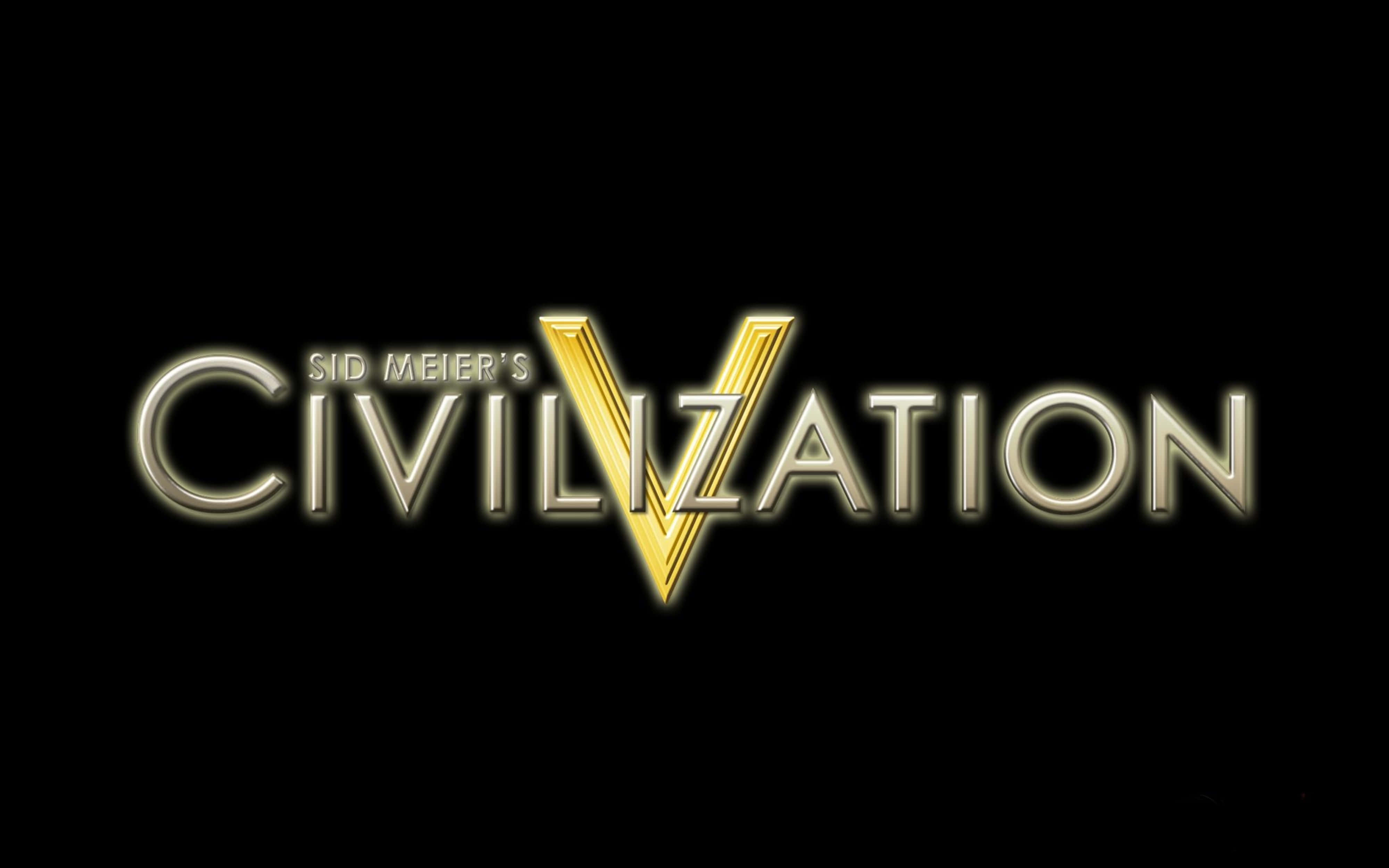 Fondo oficial del logotipo en 4K de Civilization V Fondos de pantalla