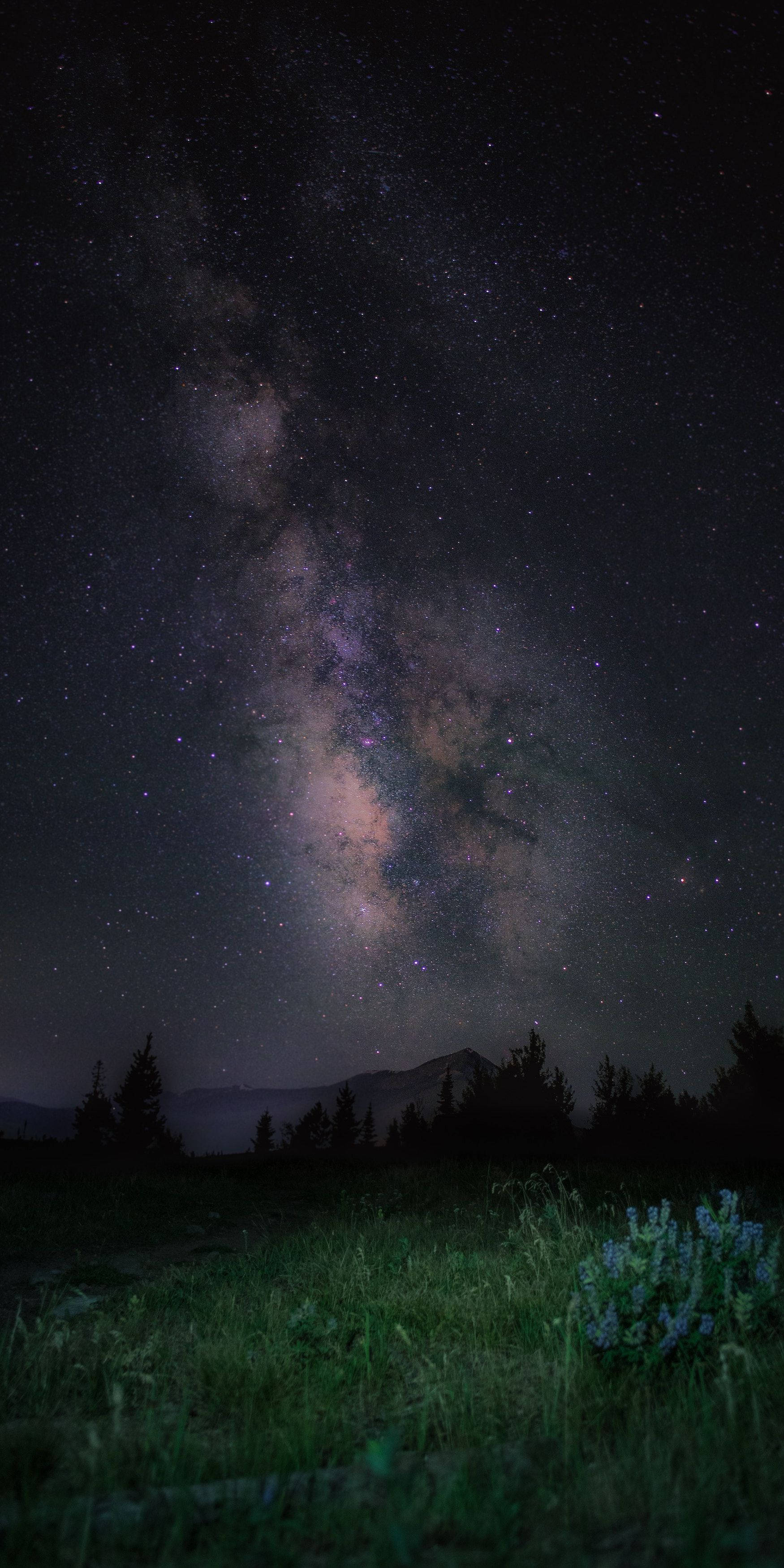 Fondo OLED iPhone Cielo Vía Láctea Fondos de pantalla