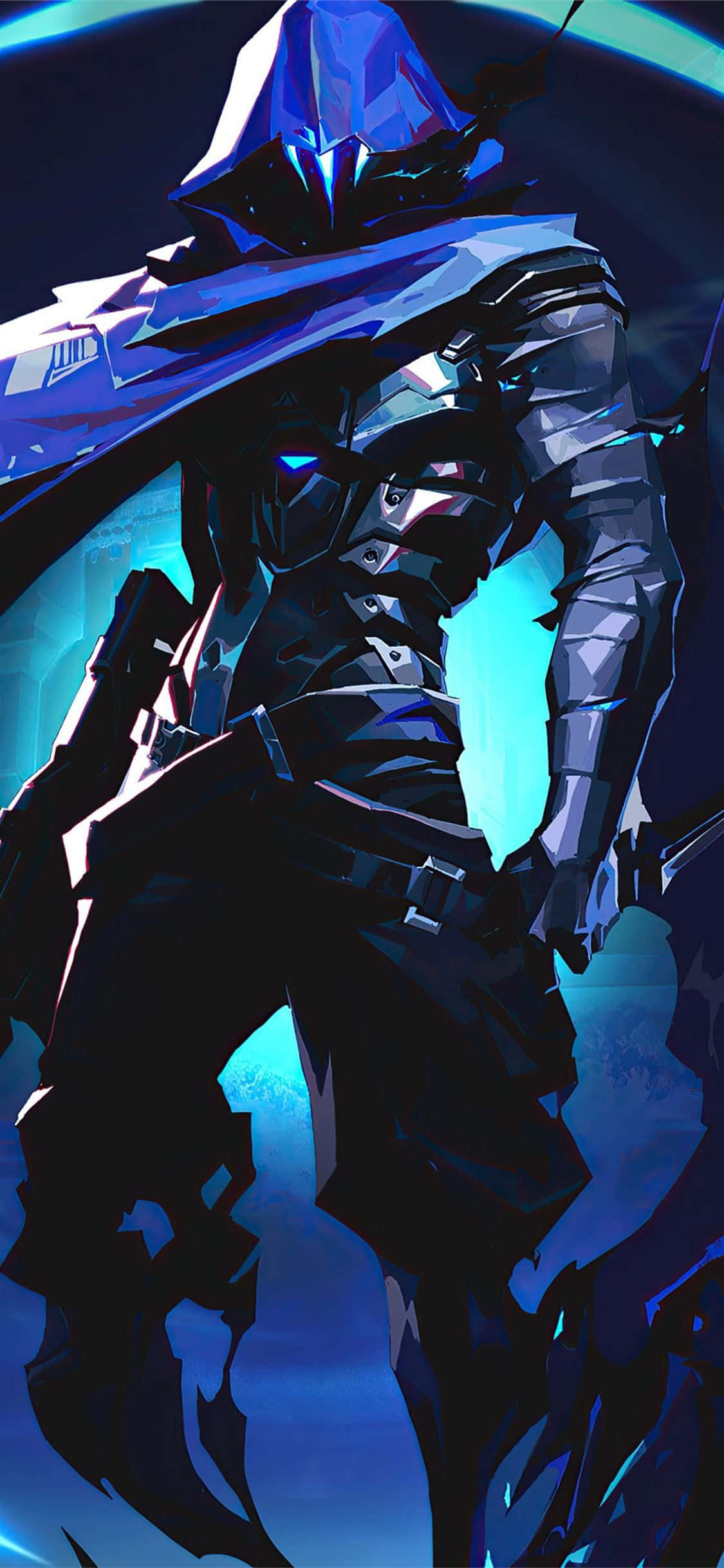 Fondo Omen Azul Oscuro iPhone X Valorant Fondos de pantalla