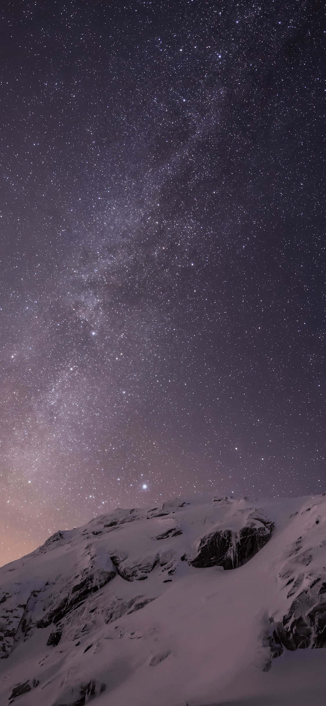 Fondo Original iPhone 5s Montaña Cielo Nocturno Fondos de pantalla