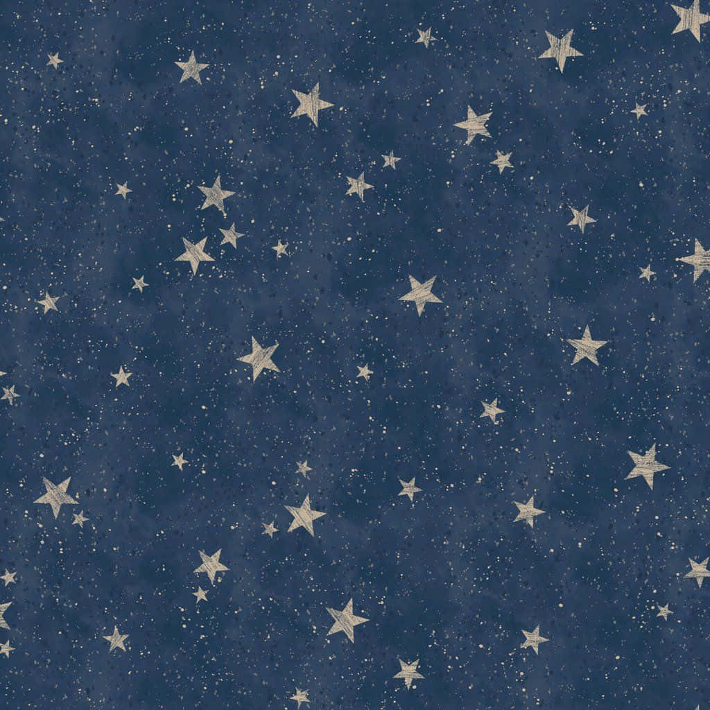 Fondo oscuro azul estrella dorada M1490 Fondos de pantalla