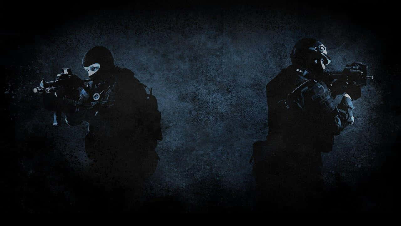 Fondo oscuro azul de terrorista y contra-terrorista en 720p para Counter-Strike Global Offensive Fondos de pantalla